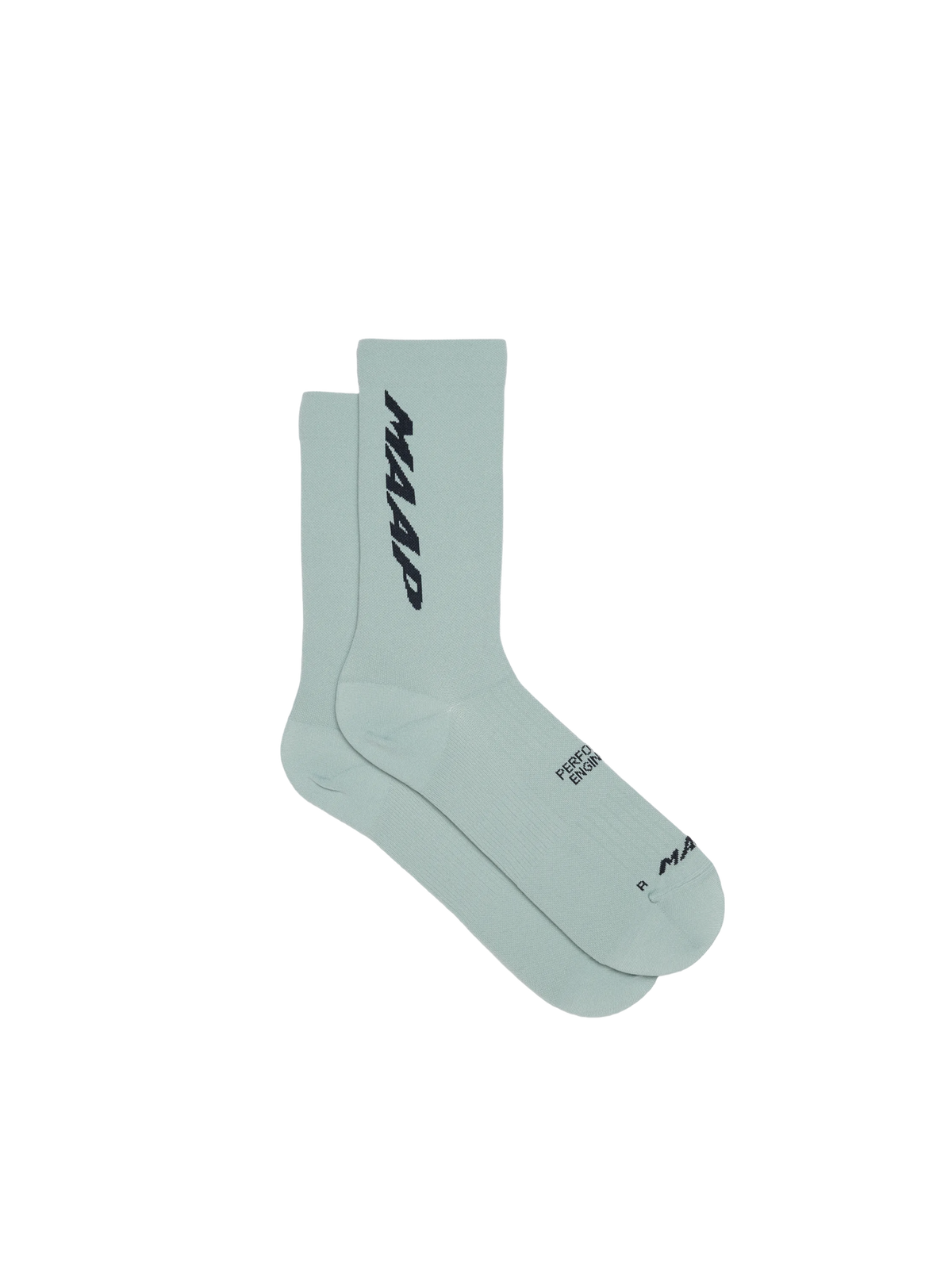 Team Sock in Aqua Grey, flat lay