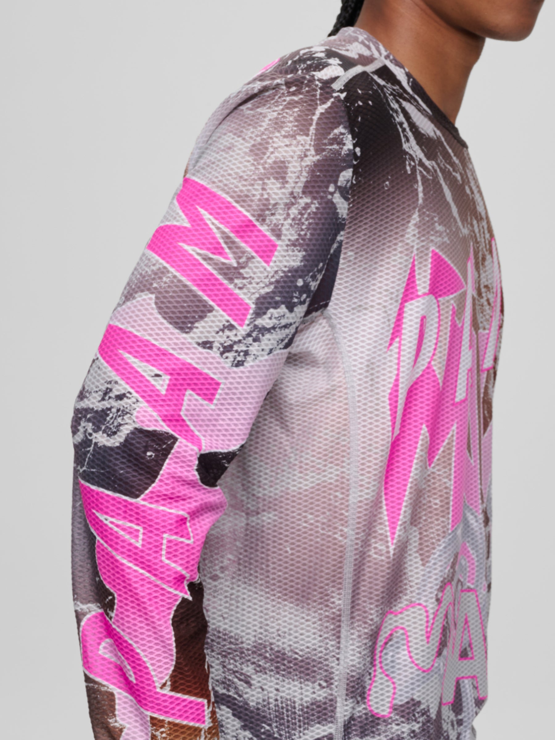 MAAP X P.A.M MESH LS TEE - VIOLET COSMOS