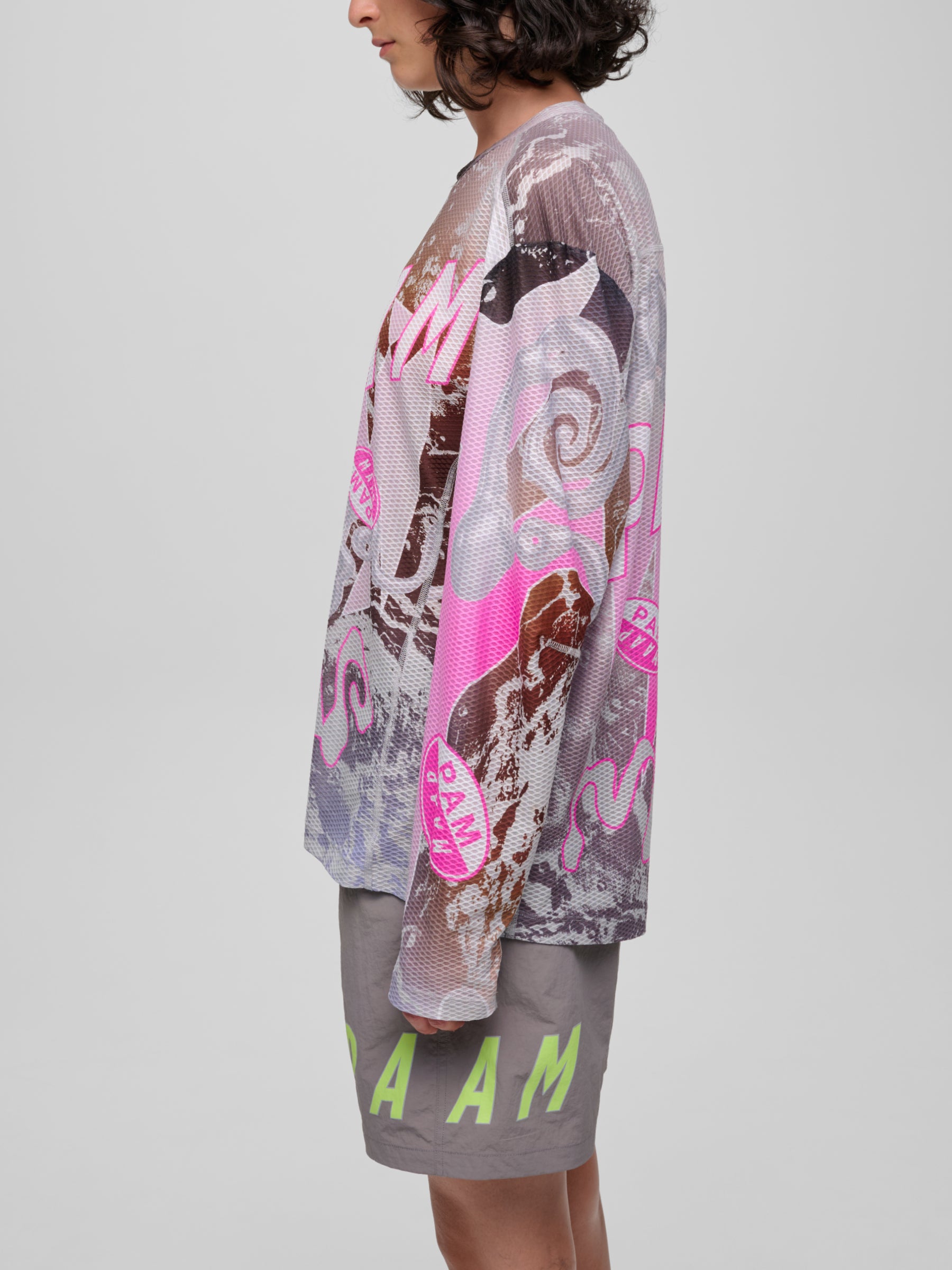 MAAP X P.A.M MESH LS TEE - VIOLET COSMOS