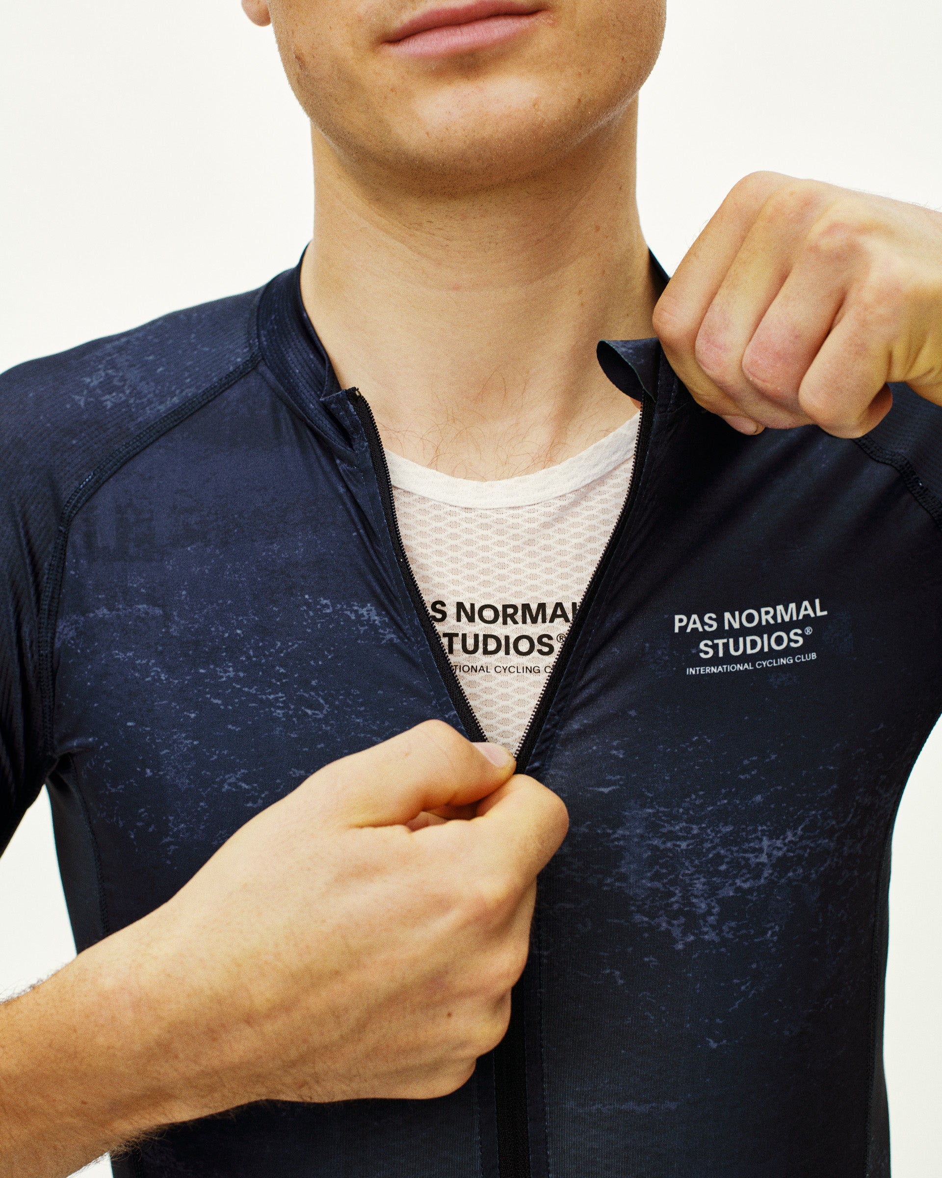 MEN'S MECHANISM JERSEY - AOP INDIGO
