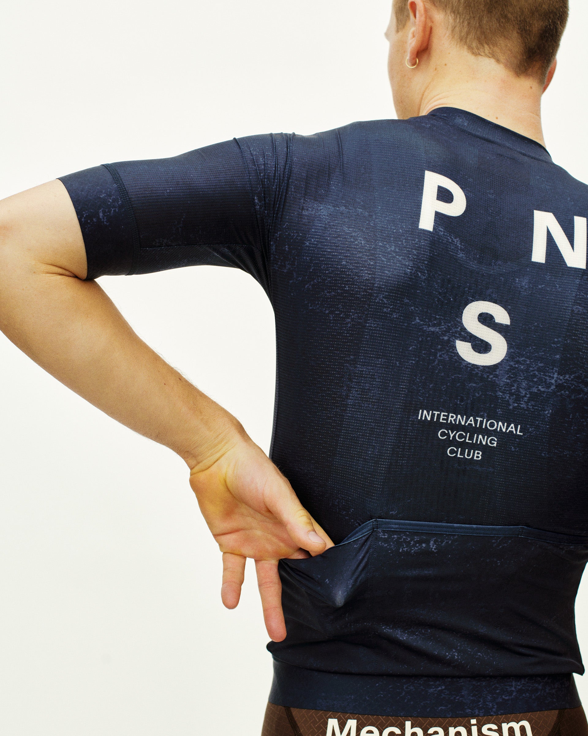 MEN'S MECHANISM JERSEY - AOP INDIGO