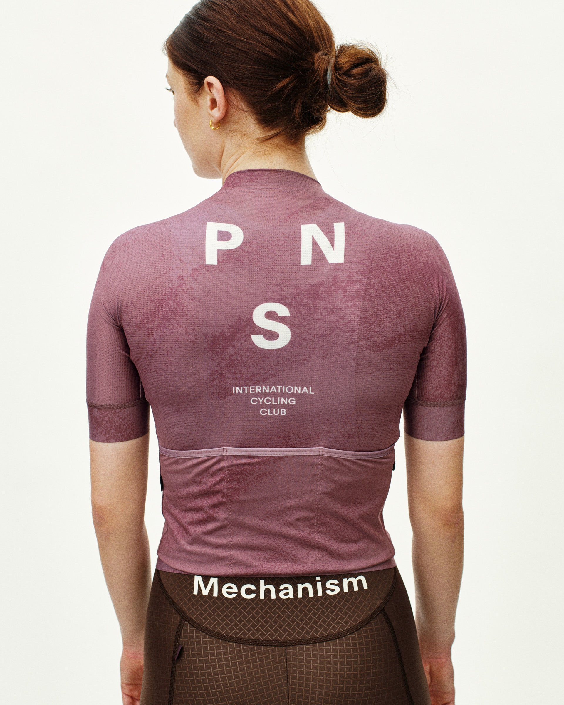 WOMEN'S MECHANISM JERSEY - AOP DARK MAUVE