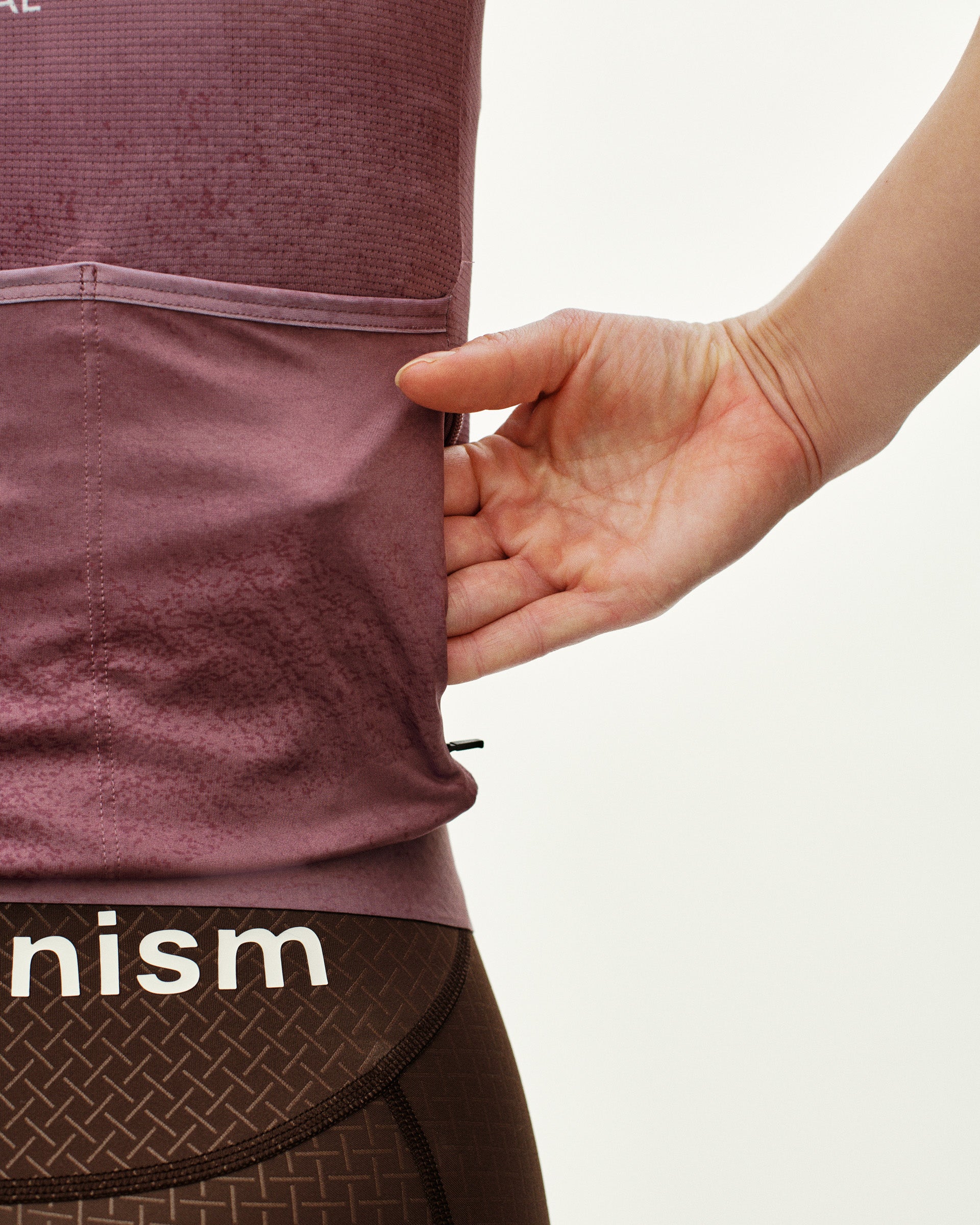 WOMEN'S MECHANISM JERSEY - AOP DARK MAUVE
