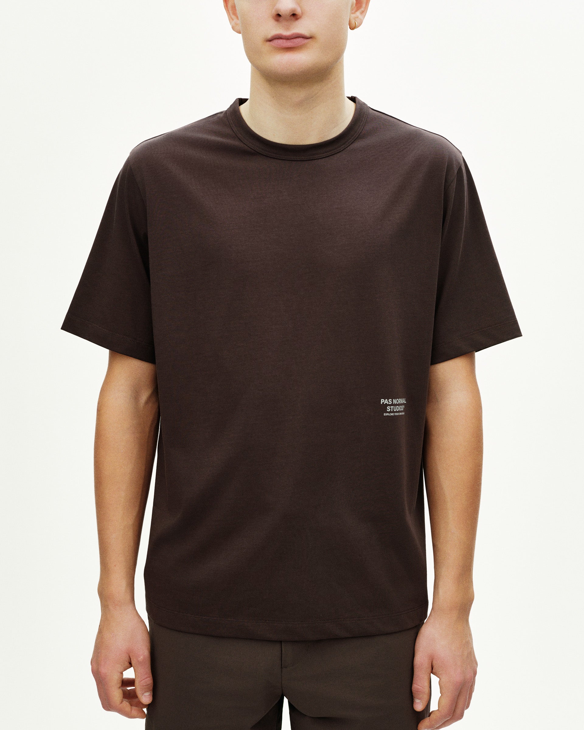 OFF-RACE COTTON TECH T-SHIRT - DARK PURPLE