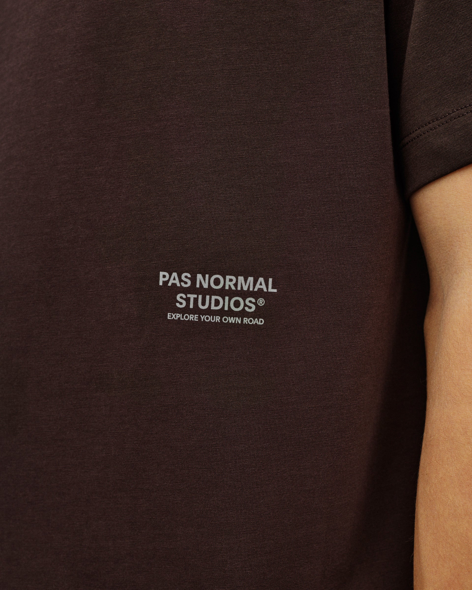 OFF-RACE COTTON TECH T-SHIRT - DARK PURPLE