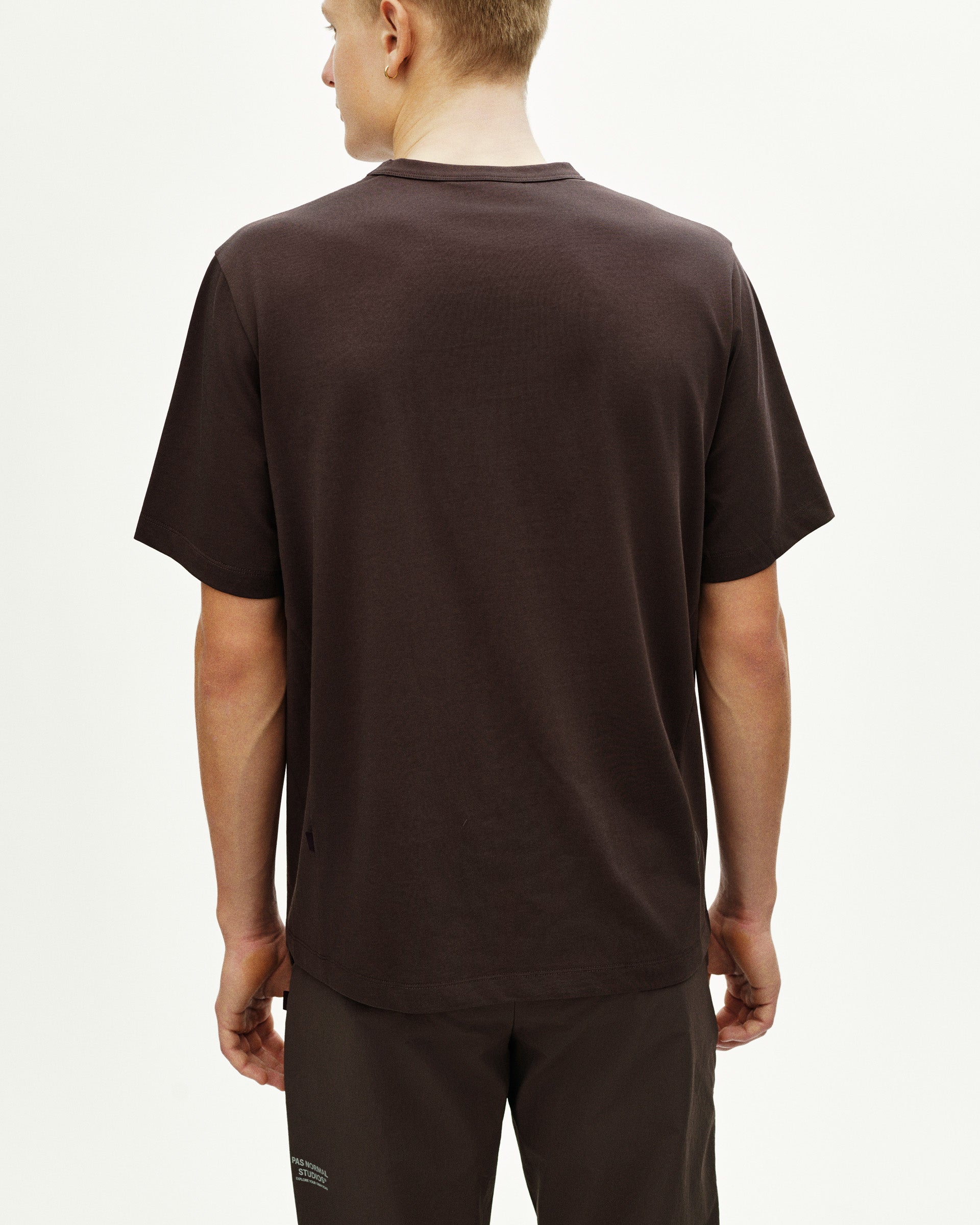 OFF-RACE COTTON TECH T-SHIRT - DARK PURPLE