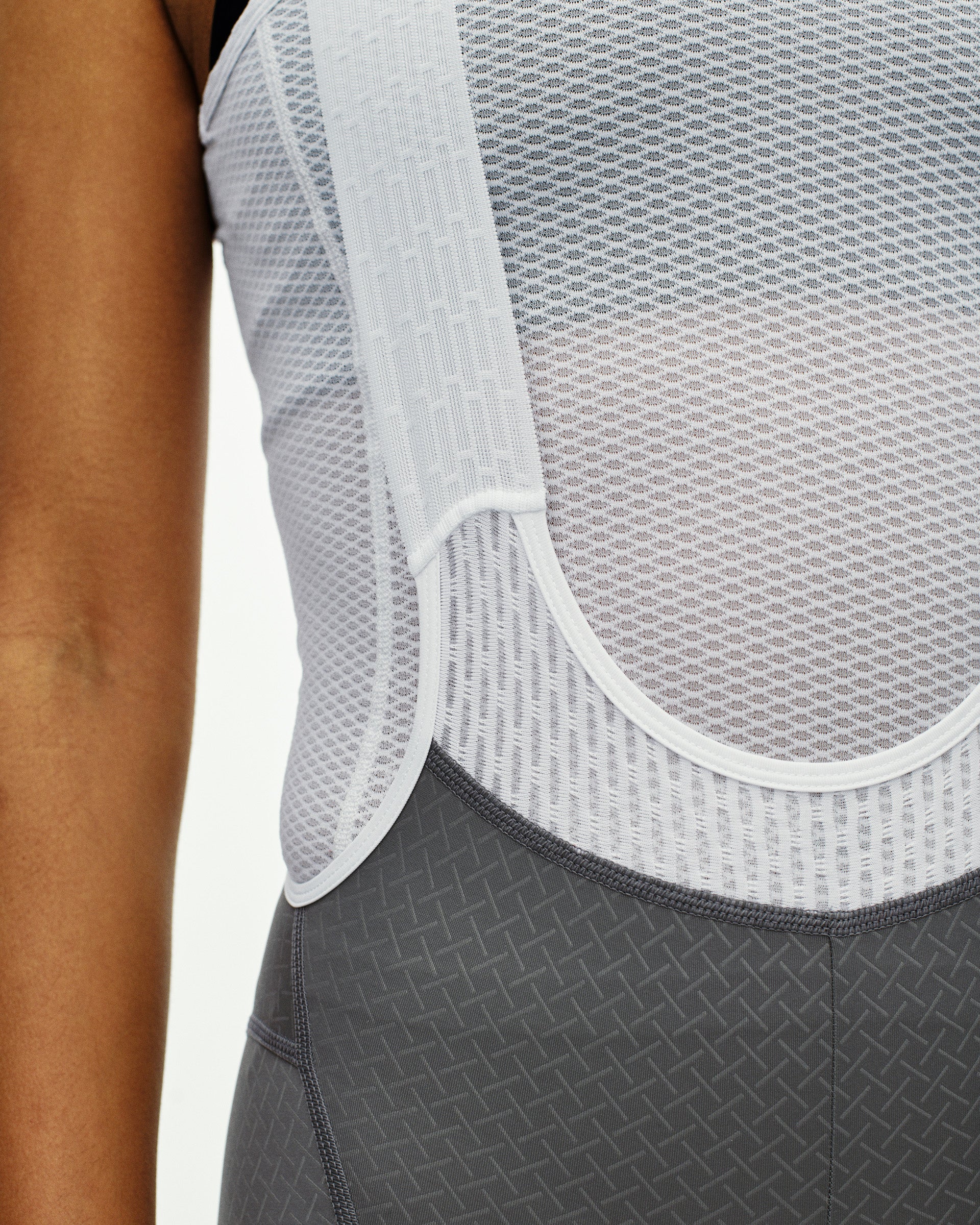 WOMEN'S MECHANISM LOGO BIBS - MEDIUM GREY