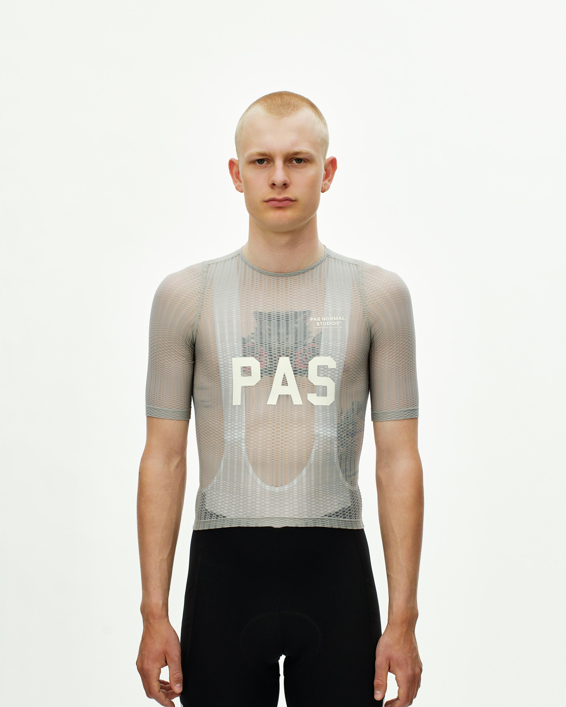 MEN'S PAS MECHANISM PRO ZIPLESS JERSEY - LIGHT GREY