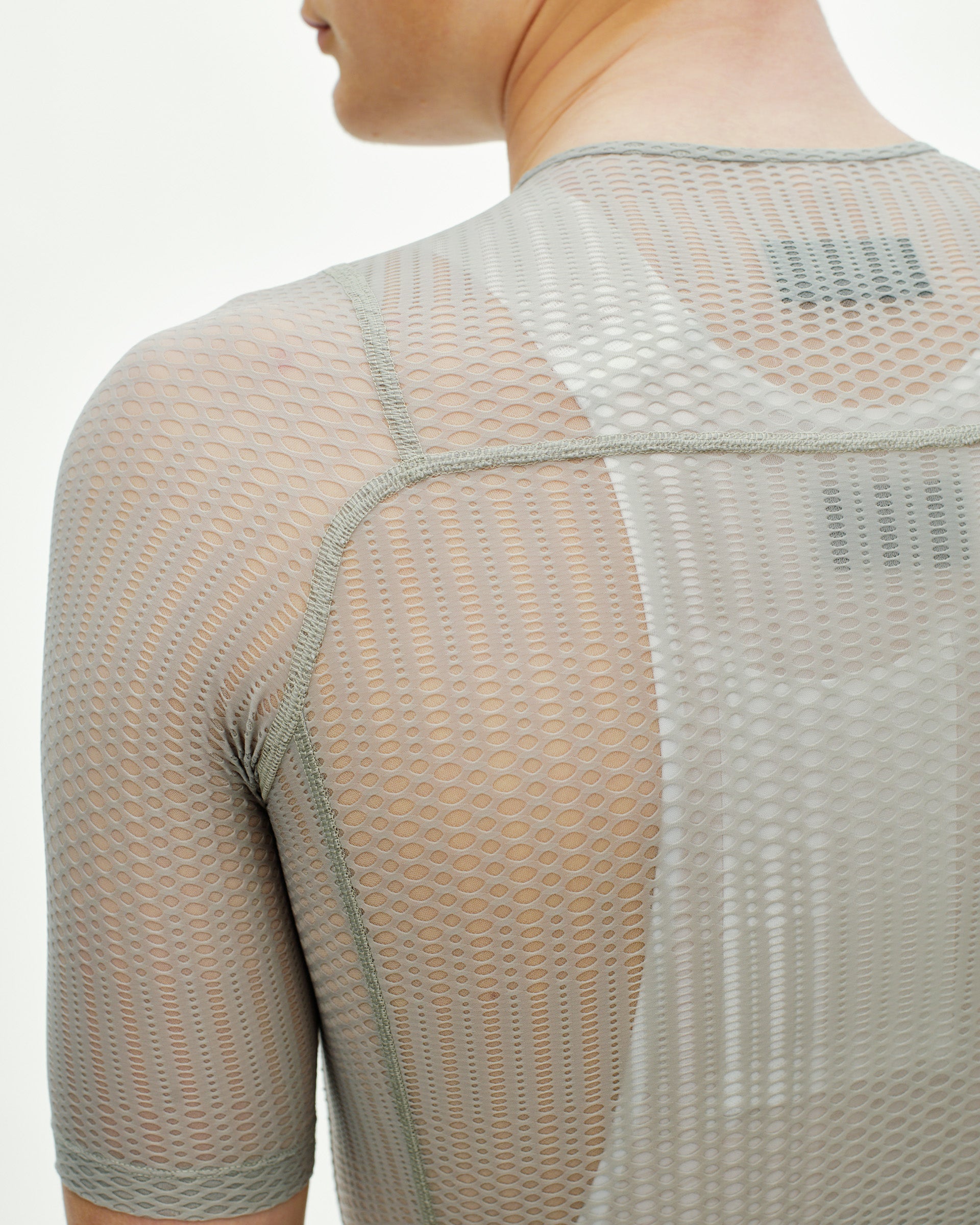 MEN'S PAS MECHANISM PRO ZIPLESS JERSEY - LIGHT GREY