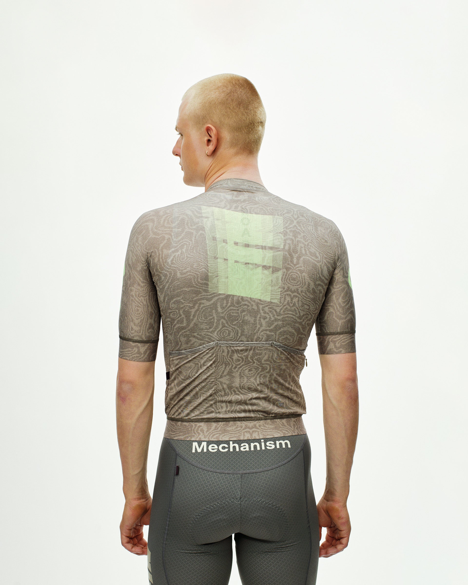 MEN'S MECHANISM LOGO JERSEY - AOP RTN EARTH