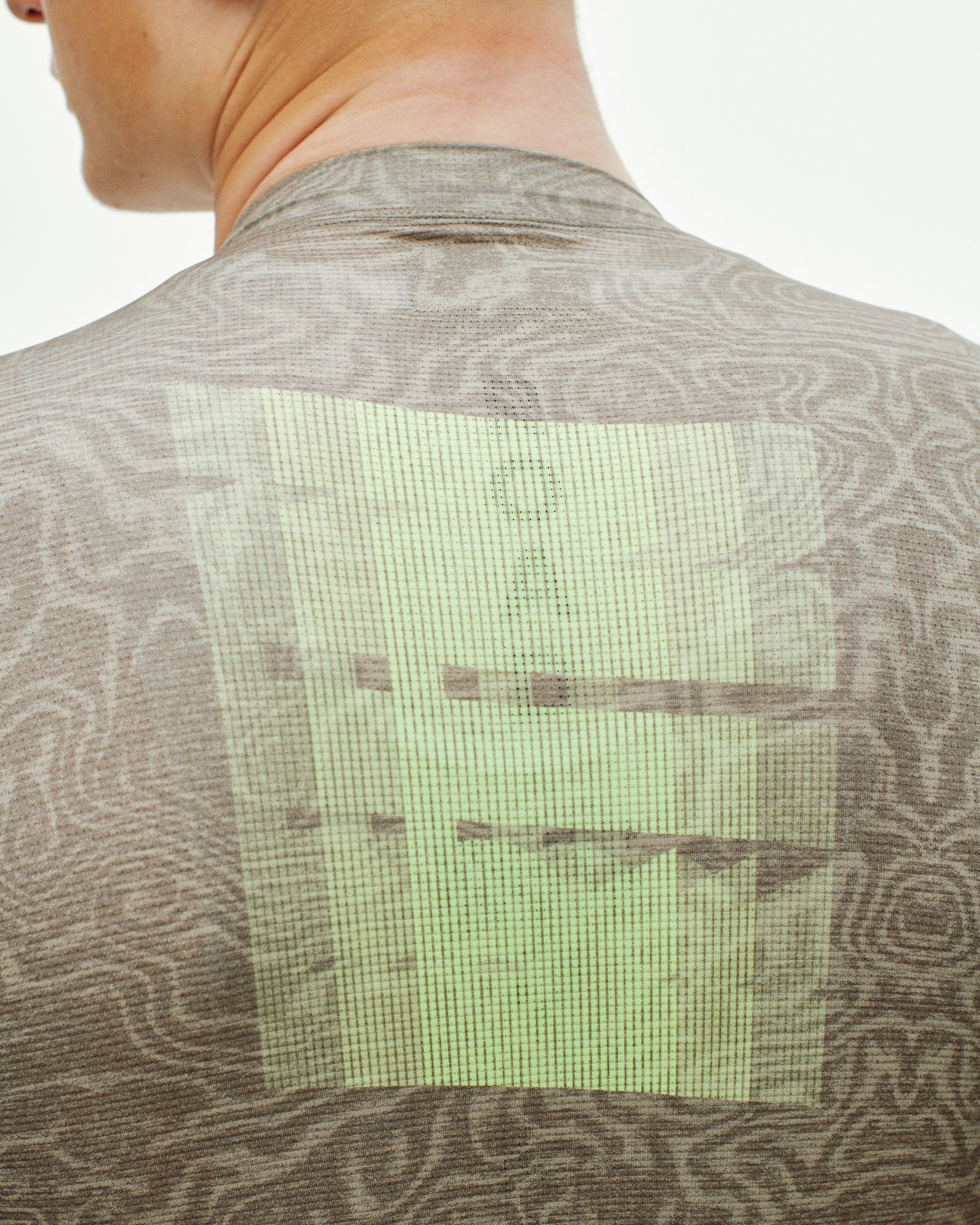 MEN'S MECHANISM LOGO JERSEY - AOP RTN EARTH