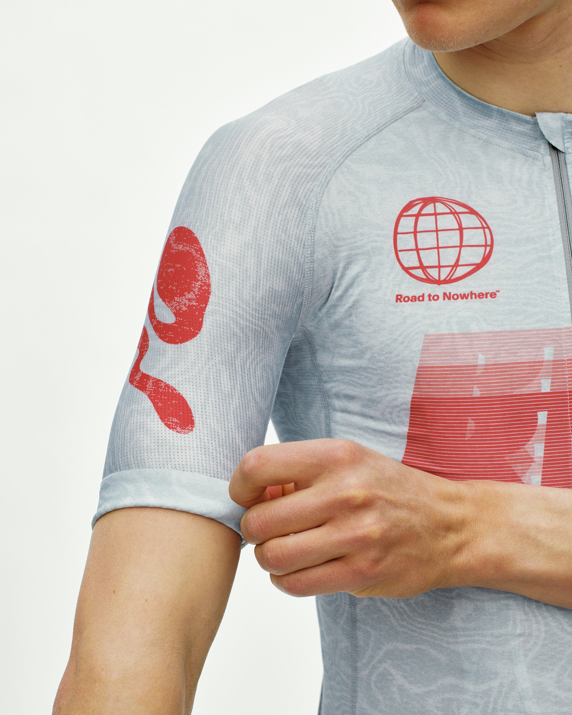MEN'S MECHANISM LOGO JERSEY - AOP RTN LIGHT AQUA