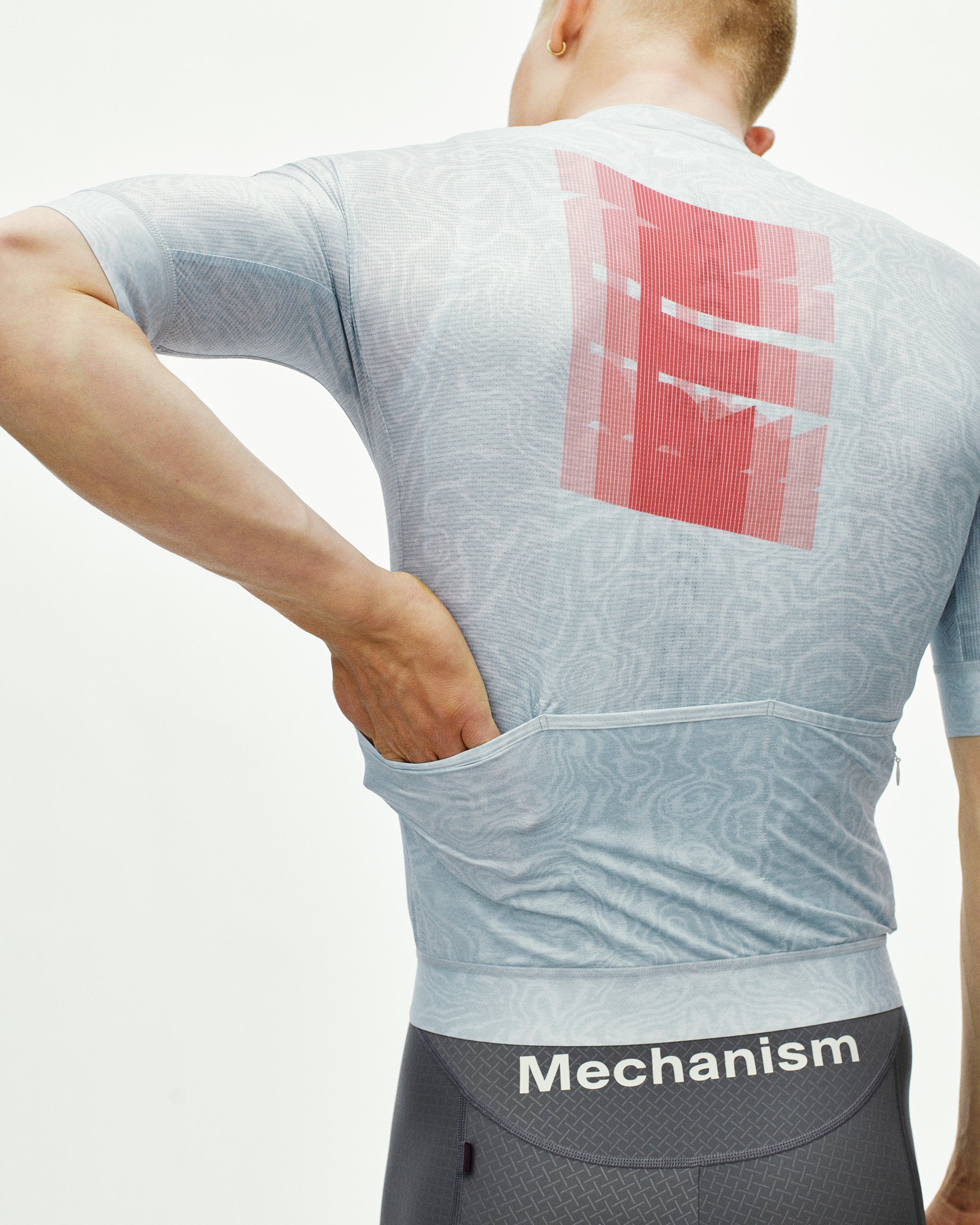 MEN'S MECHANISM LOGO JERSEY - AOP RTN LIGHT AQUA