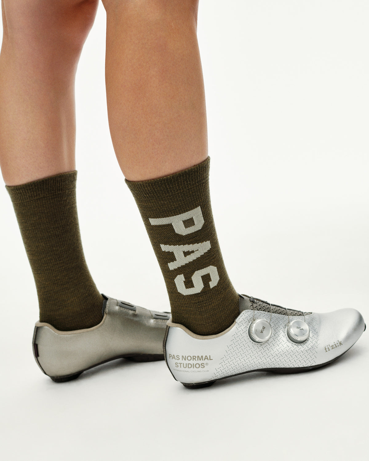 PAS THERMAL WOOL SOCKS - MOSS BROWN