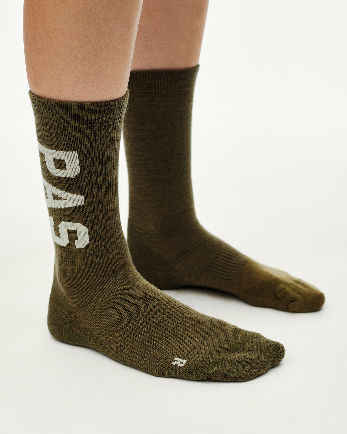 PAS THERMAL WOOL SOCKS - MOSS BROWN