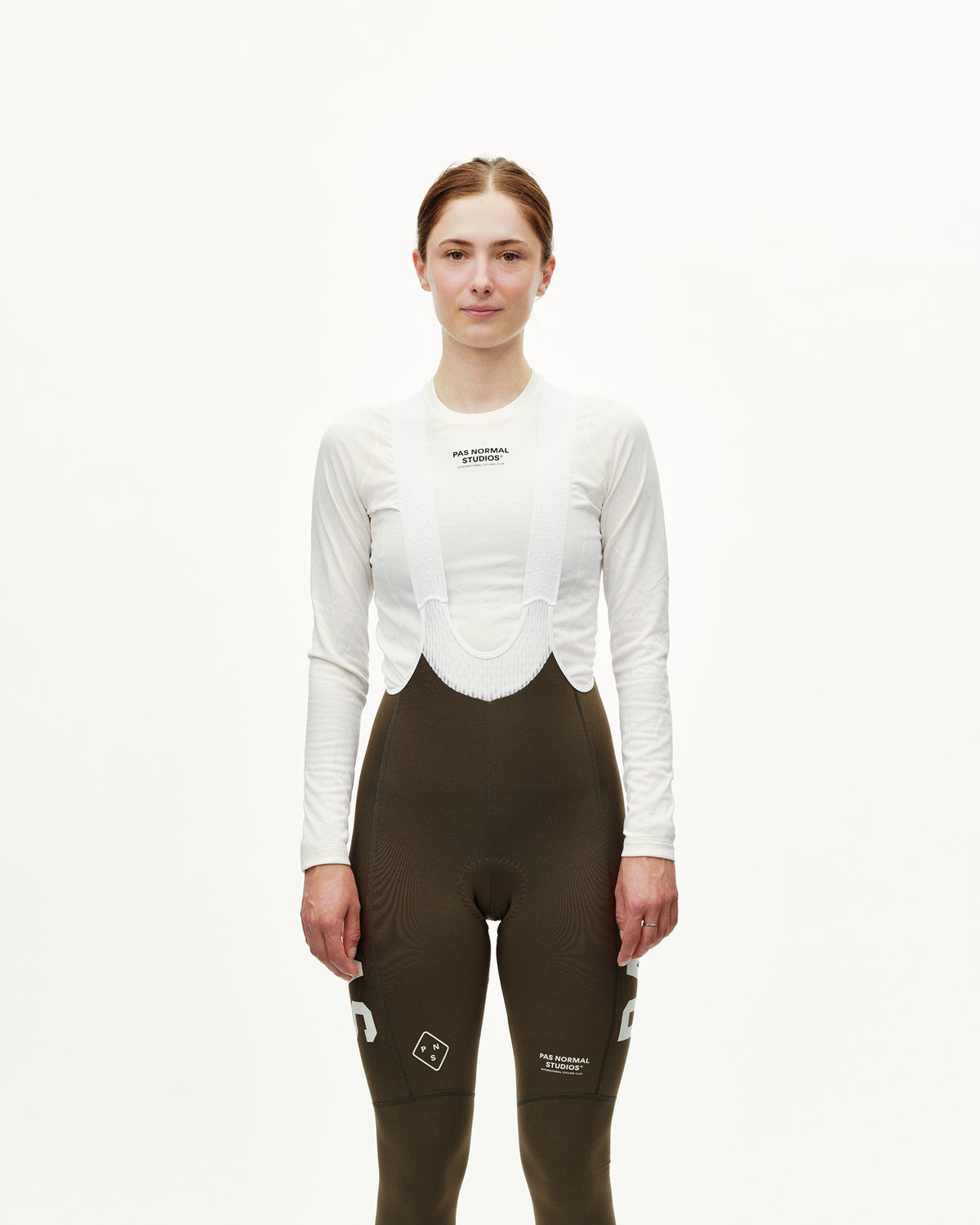 WOMEN'S PAS MECHANISM THERMAL LONG BIBS - DARK EARTH