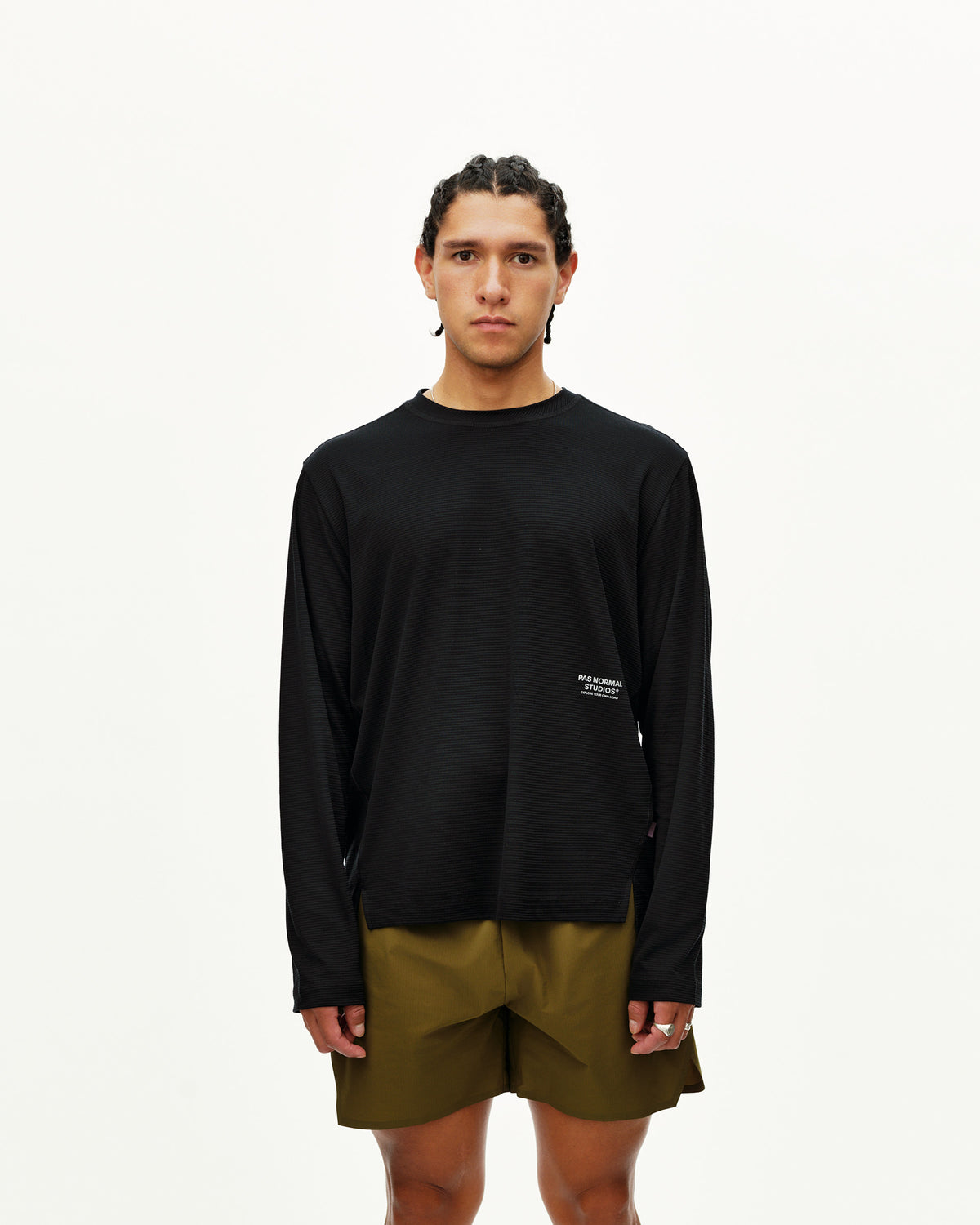 BALANCE LS SHIRT - BLACK