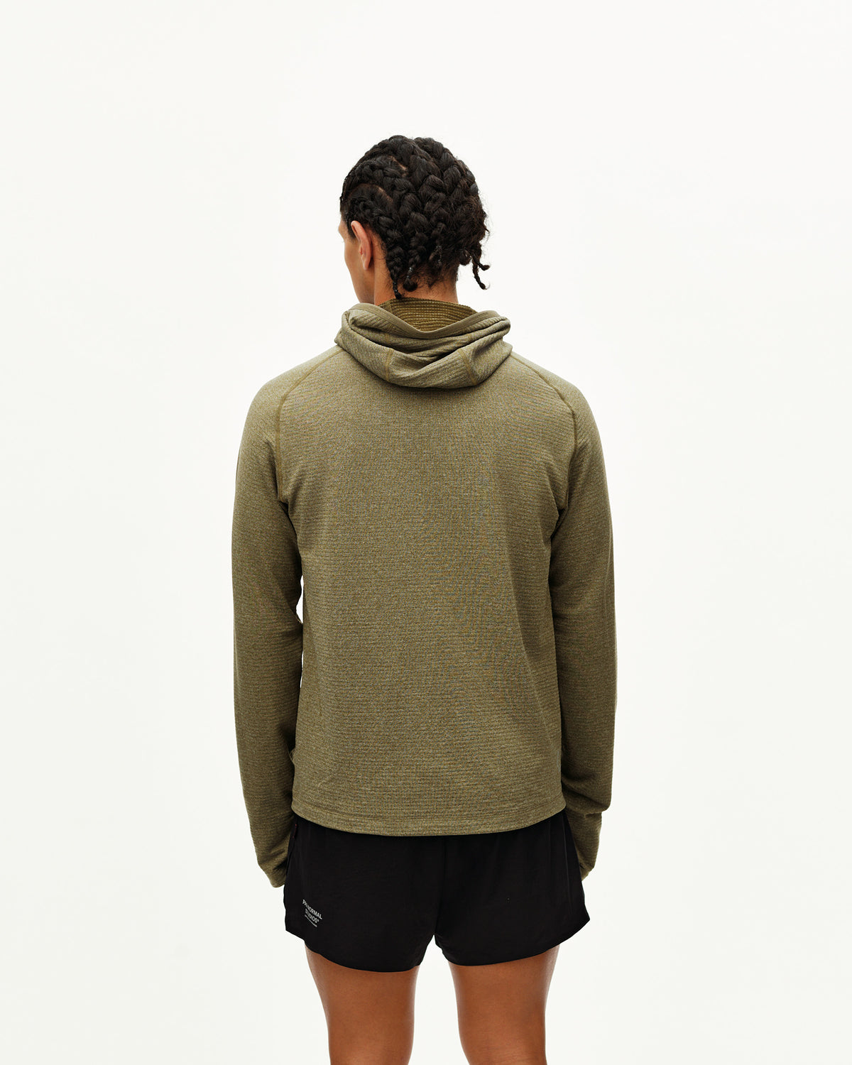 BALANCE THERMAL HOODIE - MOSS BROWN