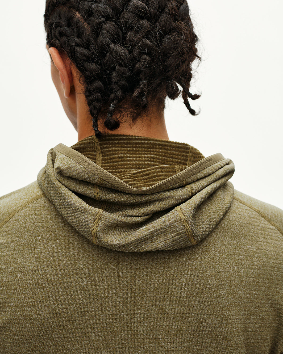 BALANCE THERMAL HOODIE - MOSS BROWN