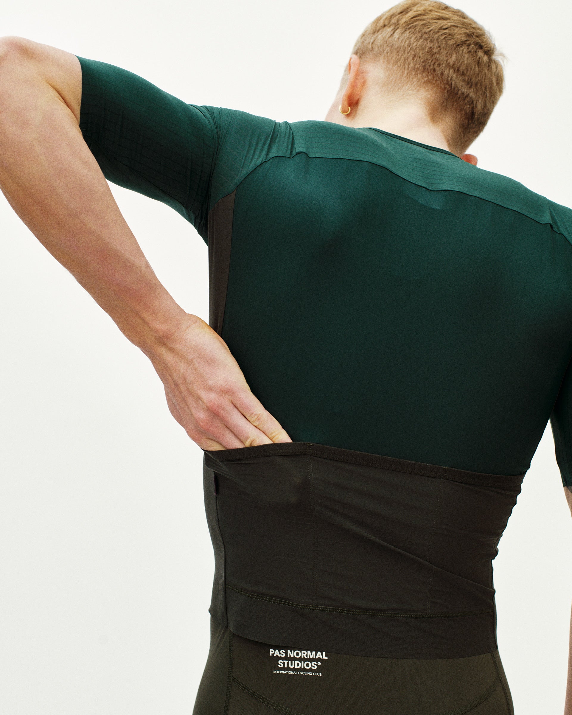 MEN'S MECHANISM PRO JERSEY - PETROLEUM/DARK OLIVE