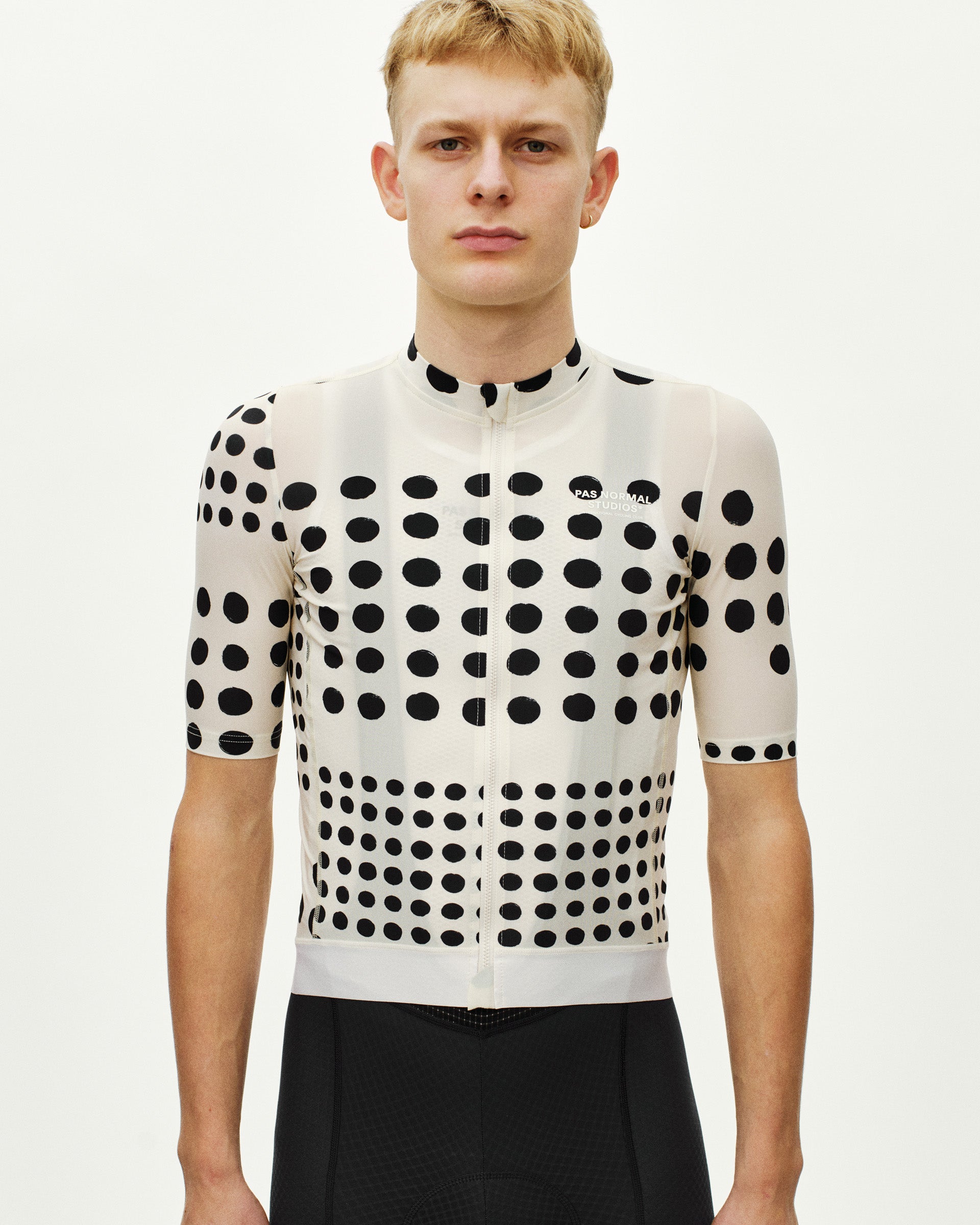ESSENTIAL JERSEY - DOT OFF WHITE