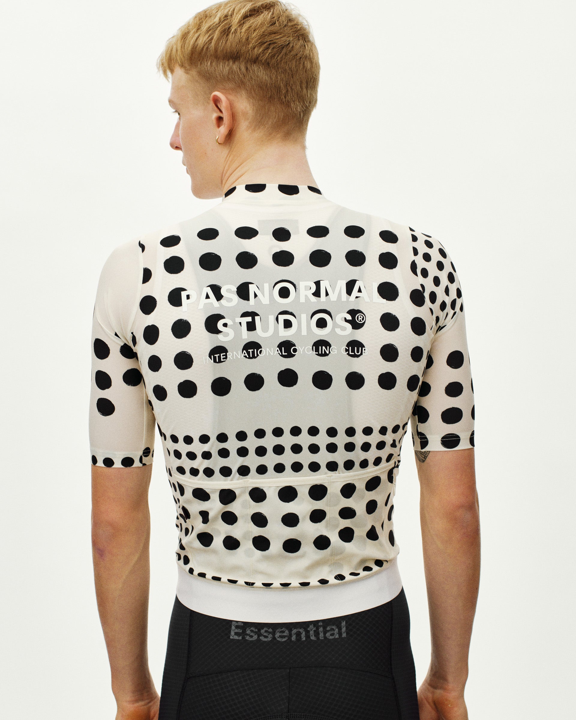 ESSENTIAL JERSEY - DOT OFF WHITE