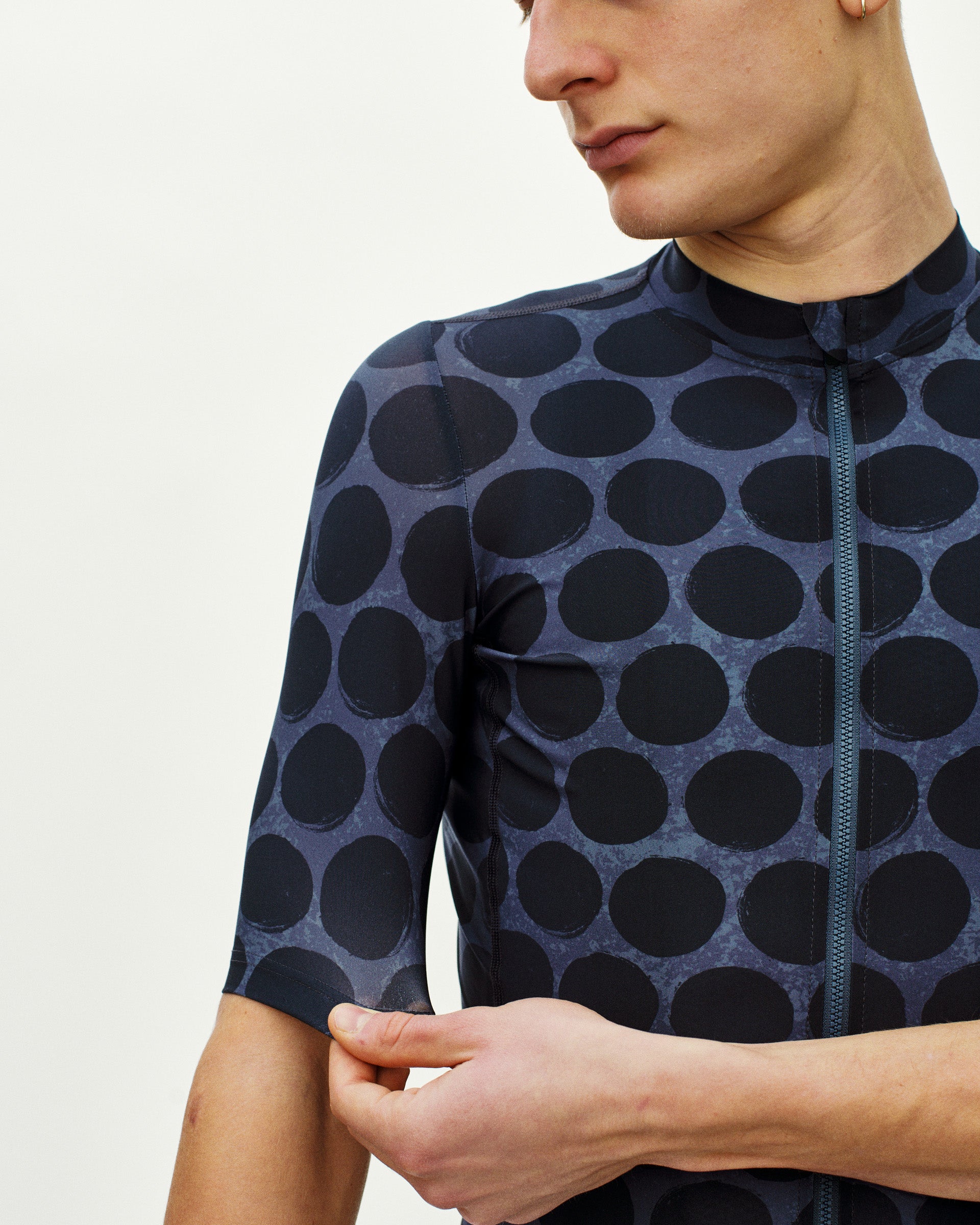 ESSENTIAL JERSEY - DOT DARK NAVY