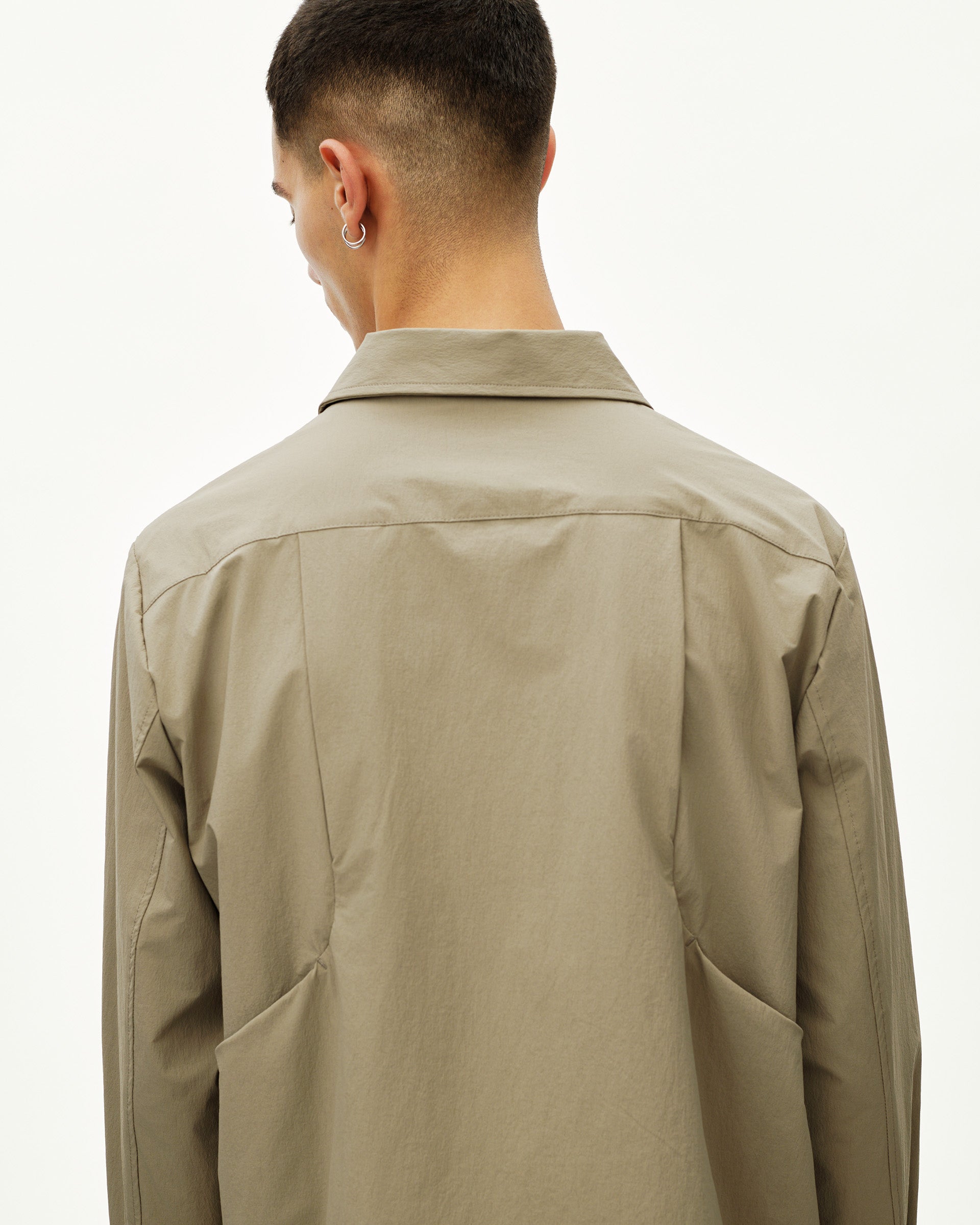 OFF-RACE TECH OVERSHIRT - DUSTY EARTH