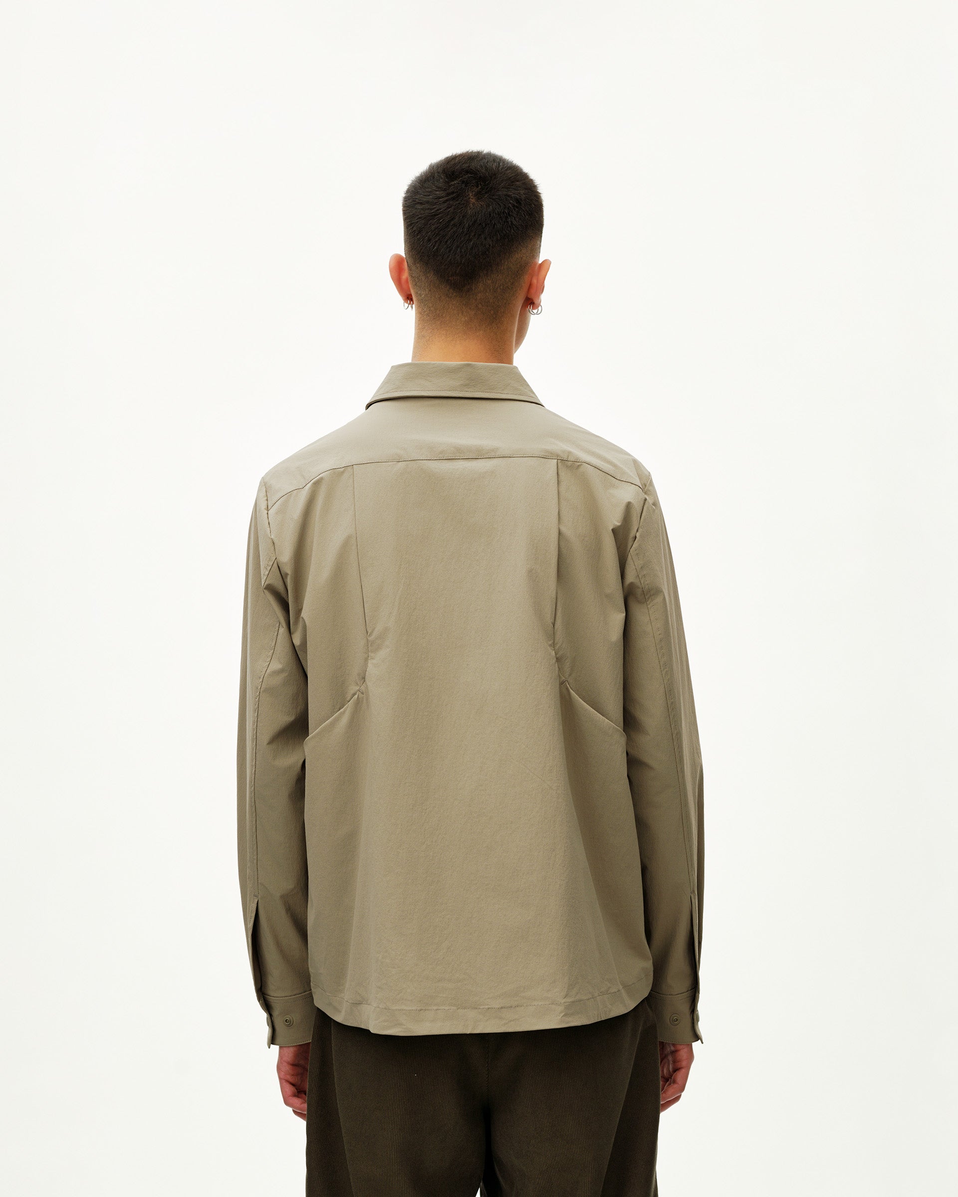 OFF-RACE TECH OVERSHIRT - DUSTY EARTH