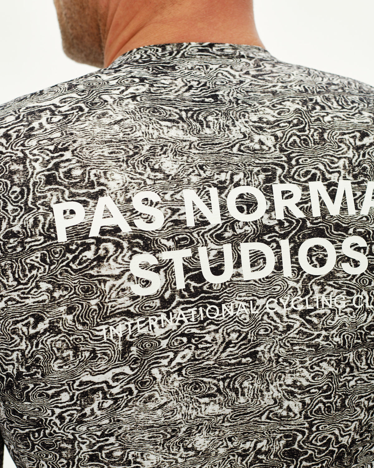 ESSENTIAL LIGHT JERSEY - AOP GRAIN OFF WHITE
