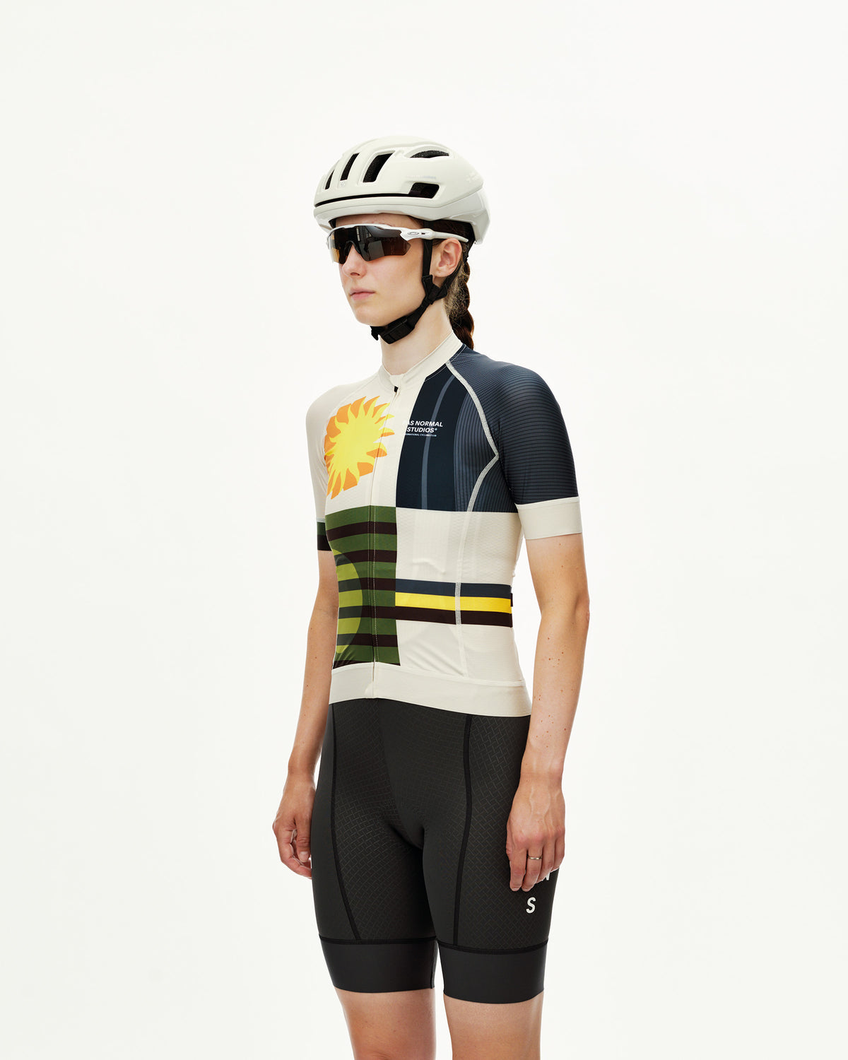 WOMEN'S MECHANISM JERSEY - AOP INTERNATIONAL SAND