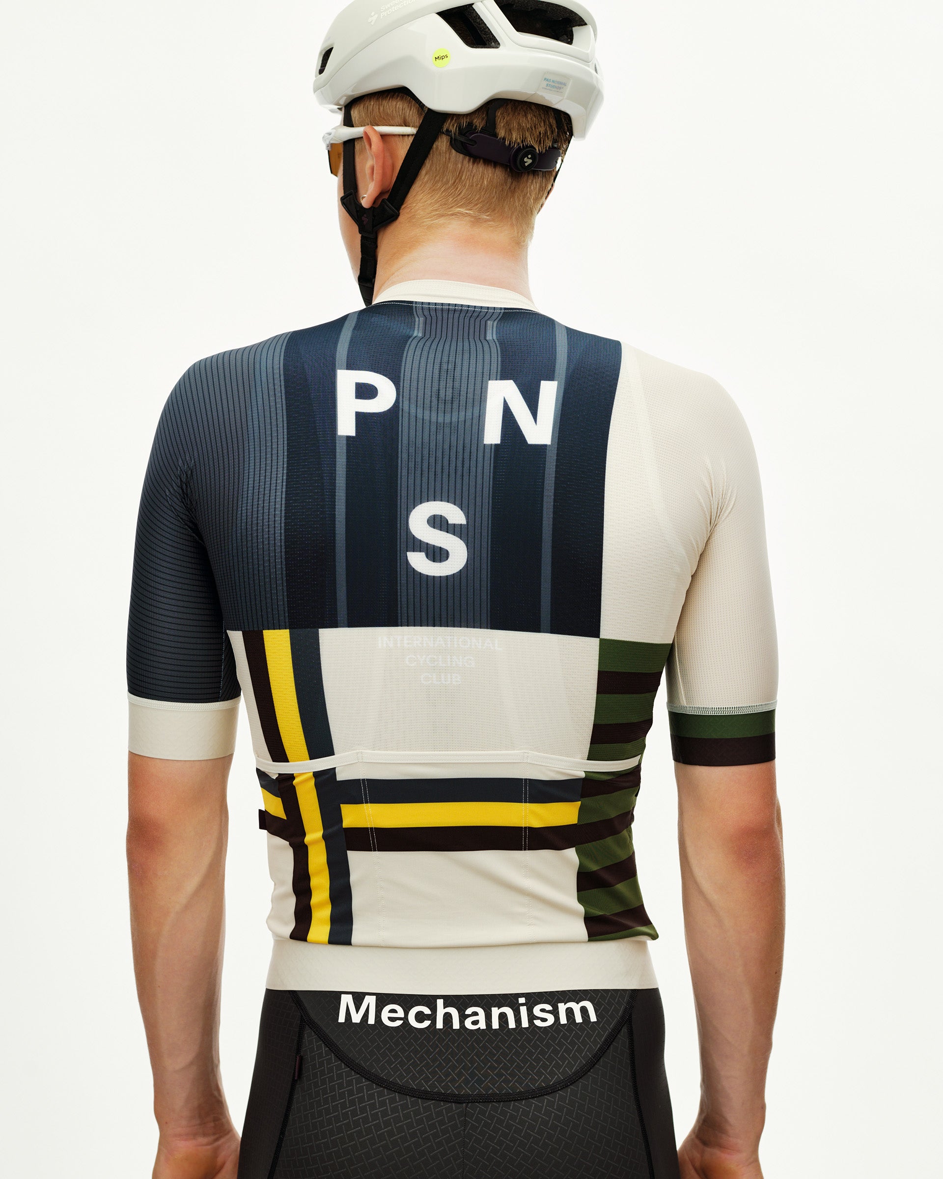 MEN'S MECHANISM JERSEY - AOP INTERNATIONAL SAND
