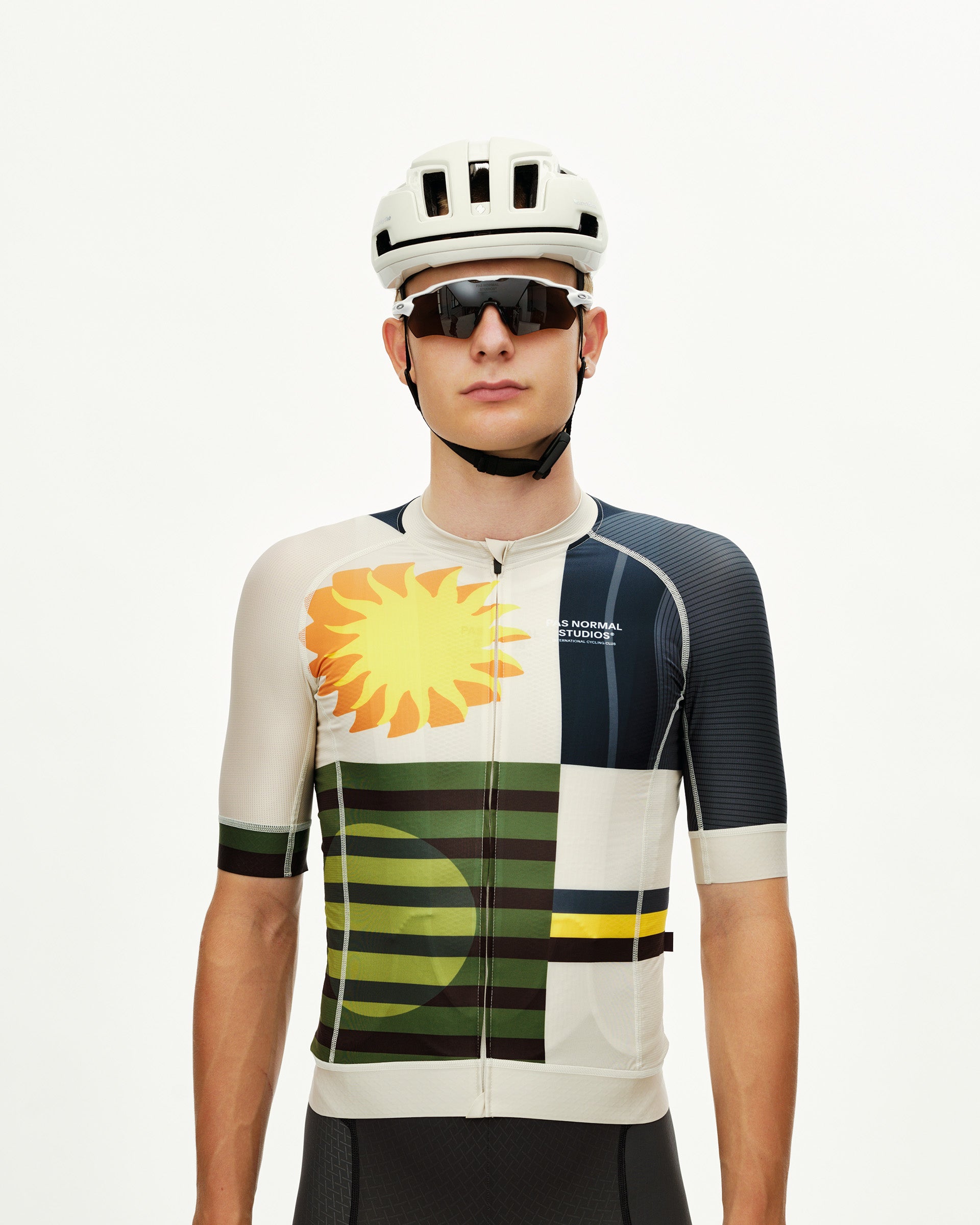 MEN'S MECHANISM JERSEY - AOP INTERNATIONAL SAND