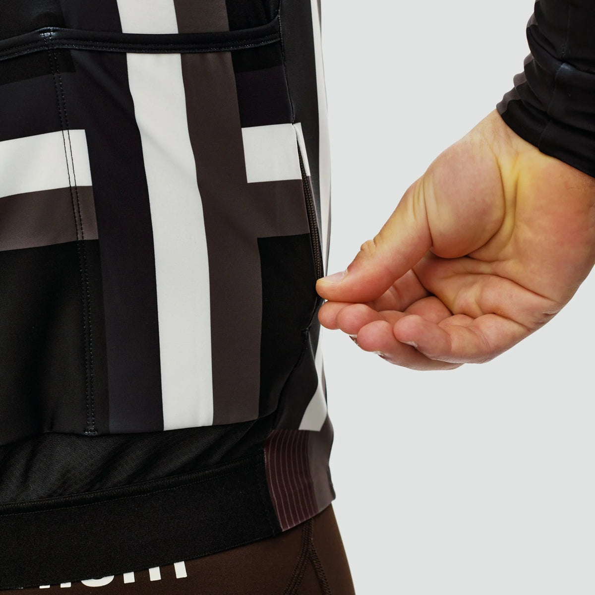 MECHANISM LONG SLEEVE JERSEY - AOP INTERNATIONAL DARK OLIVE