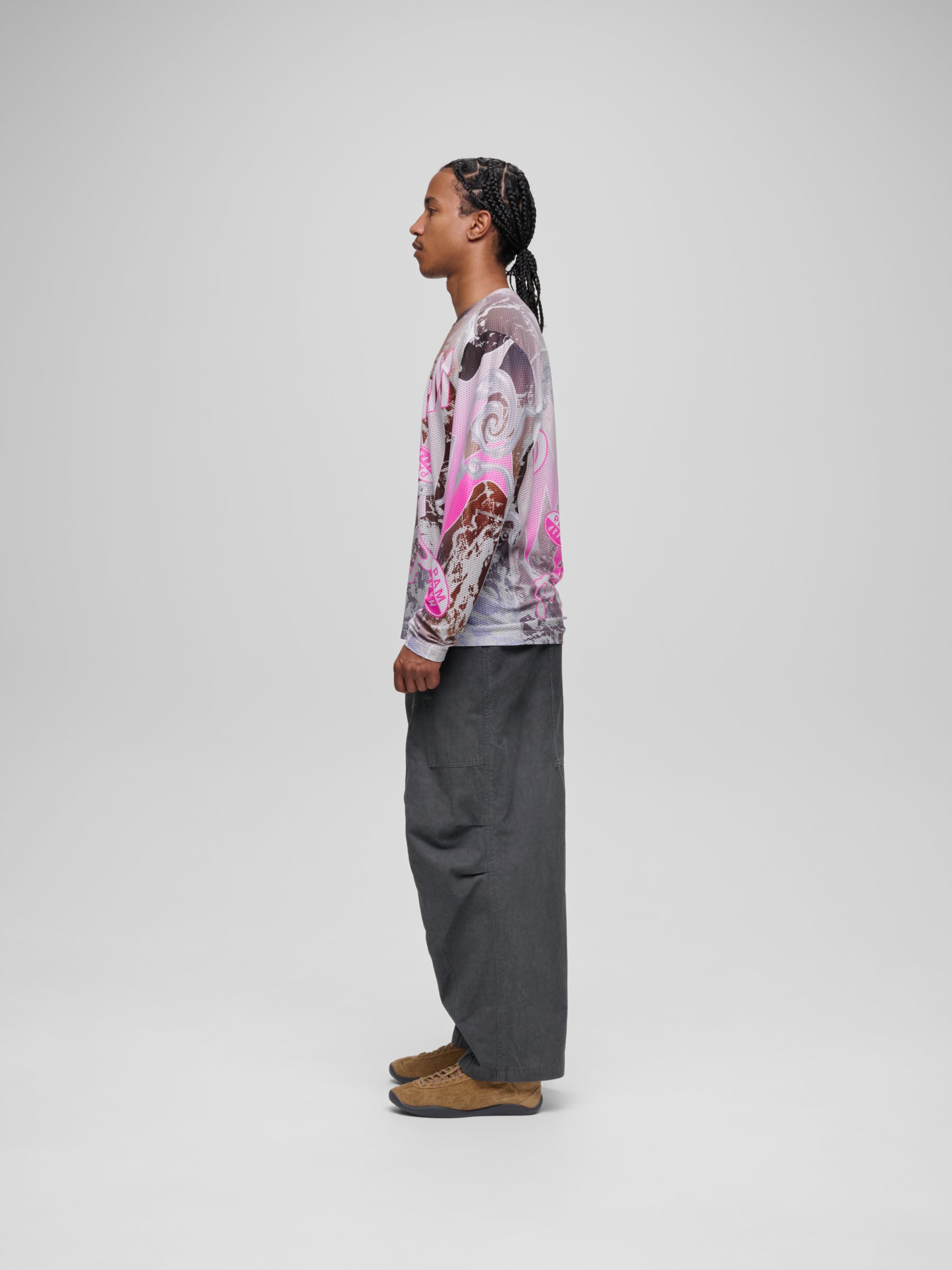 MAAP X P.A.M MESH LS TEE - VIOLET COSMOS