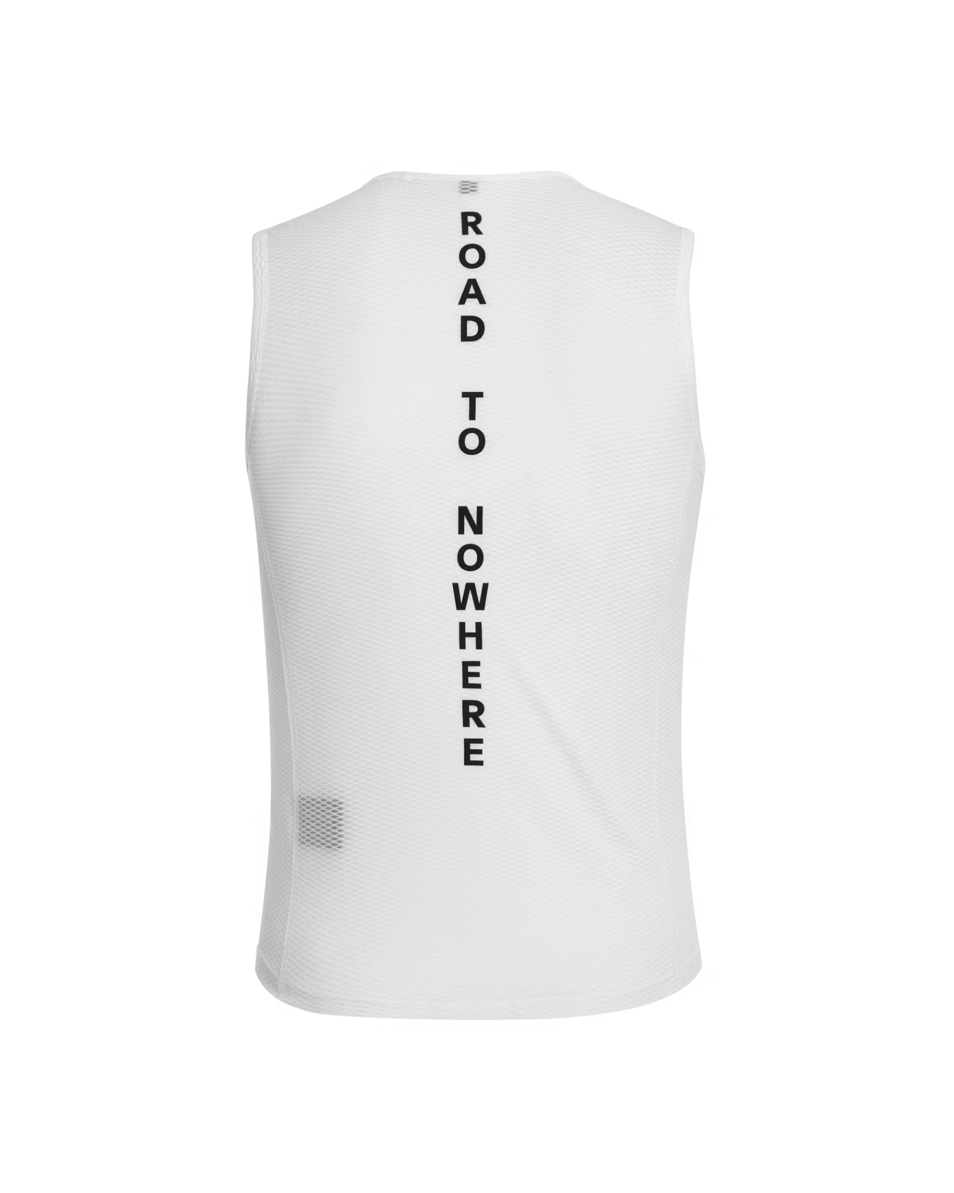MEN'S SLEEVELESS BASELAYER - WHITE