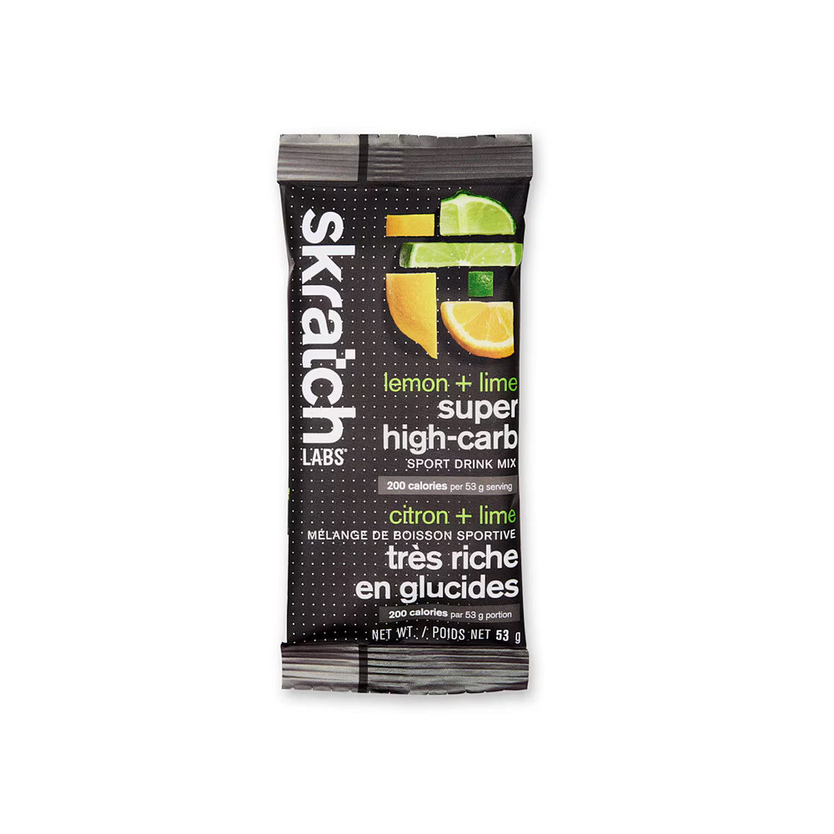 SKRATCH LABS - SUPER HIGH-CARB SPORT DRINK MIX: LEMON + LIME (8PK)