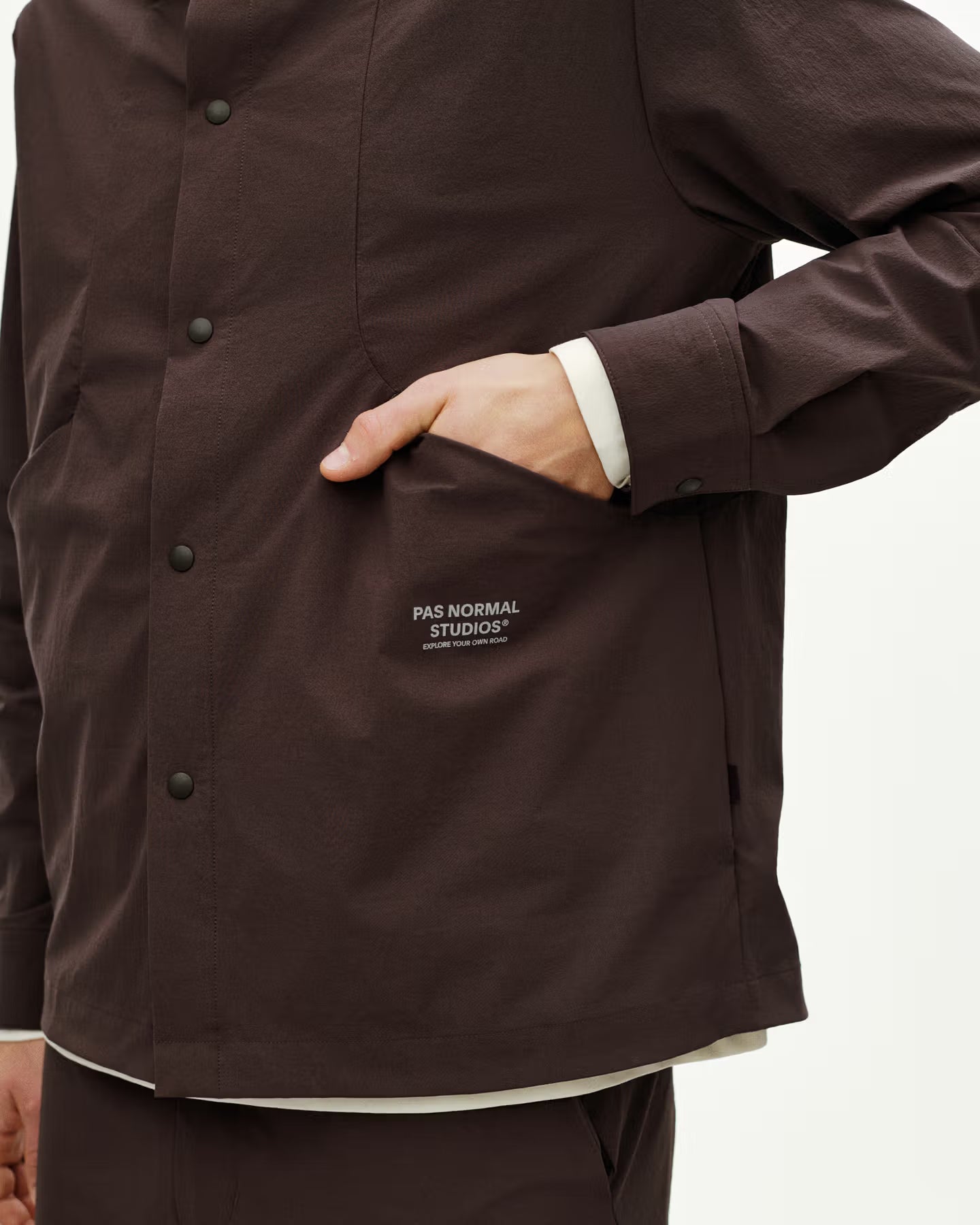 OFF-RACE TECH OVERSHIRT - DARK PURPLE
