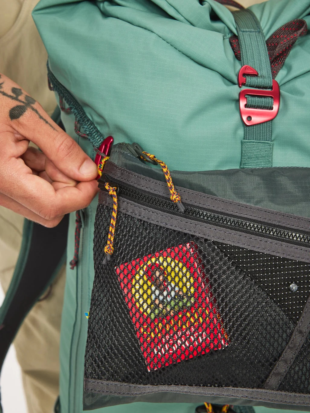 ALGIR ACCESSORY BAG MEDIUM - DARK TEAL