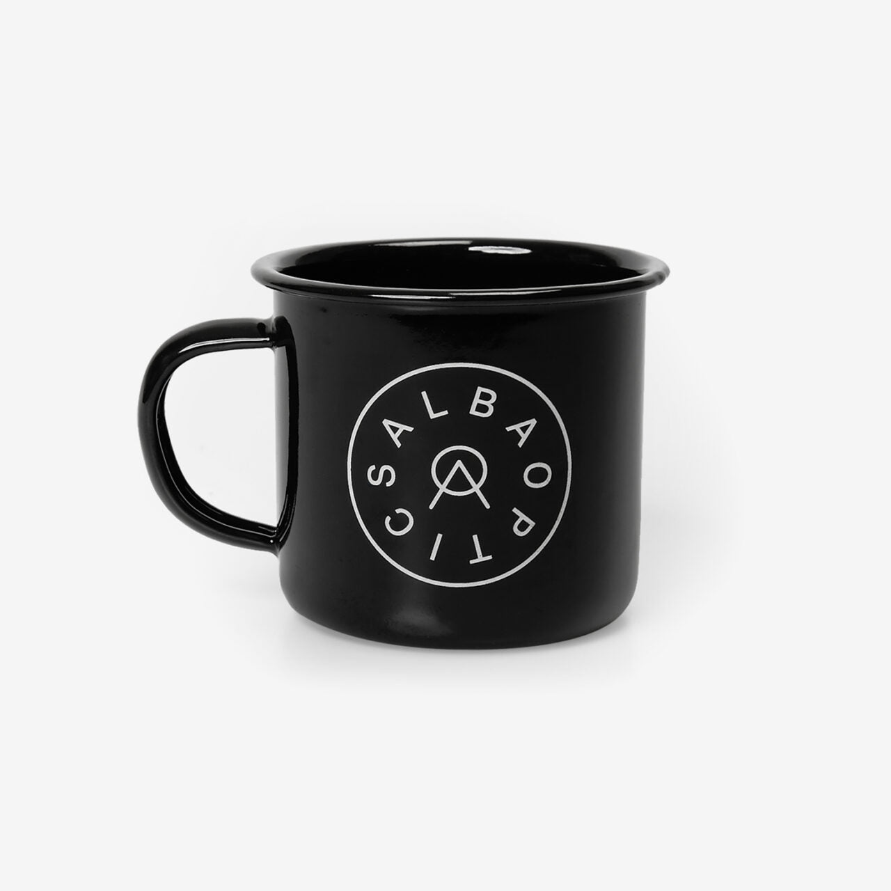 ALBA OPTICS LOGO Campfire Mug BLK