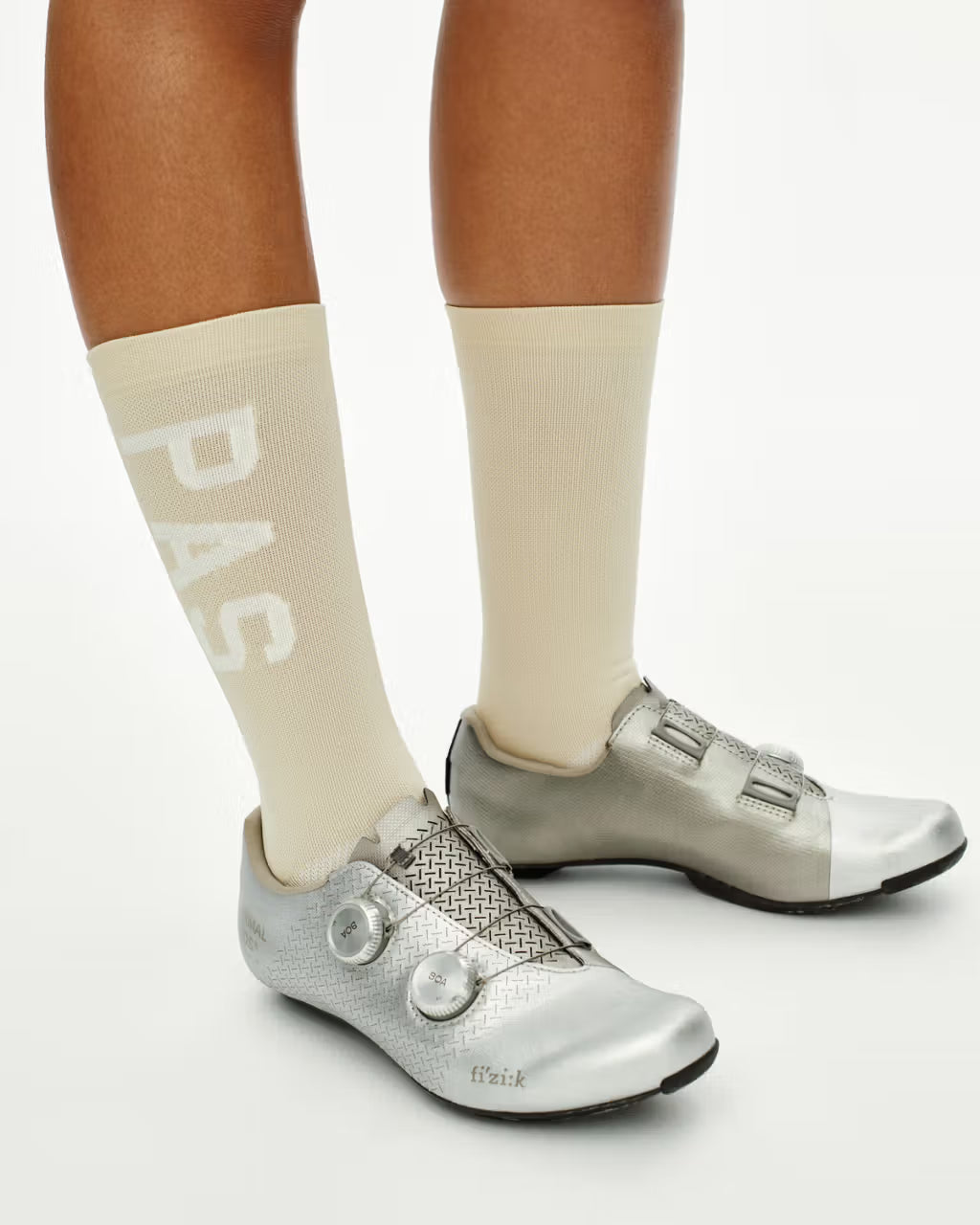 PAS RACE SOCKS - CREAM
