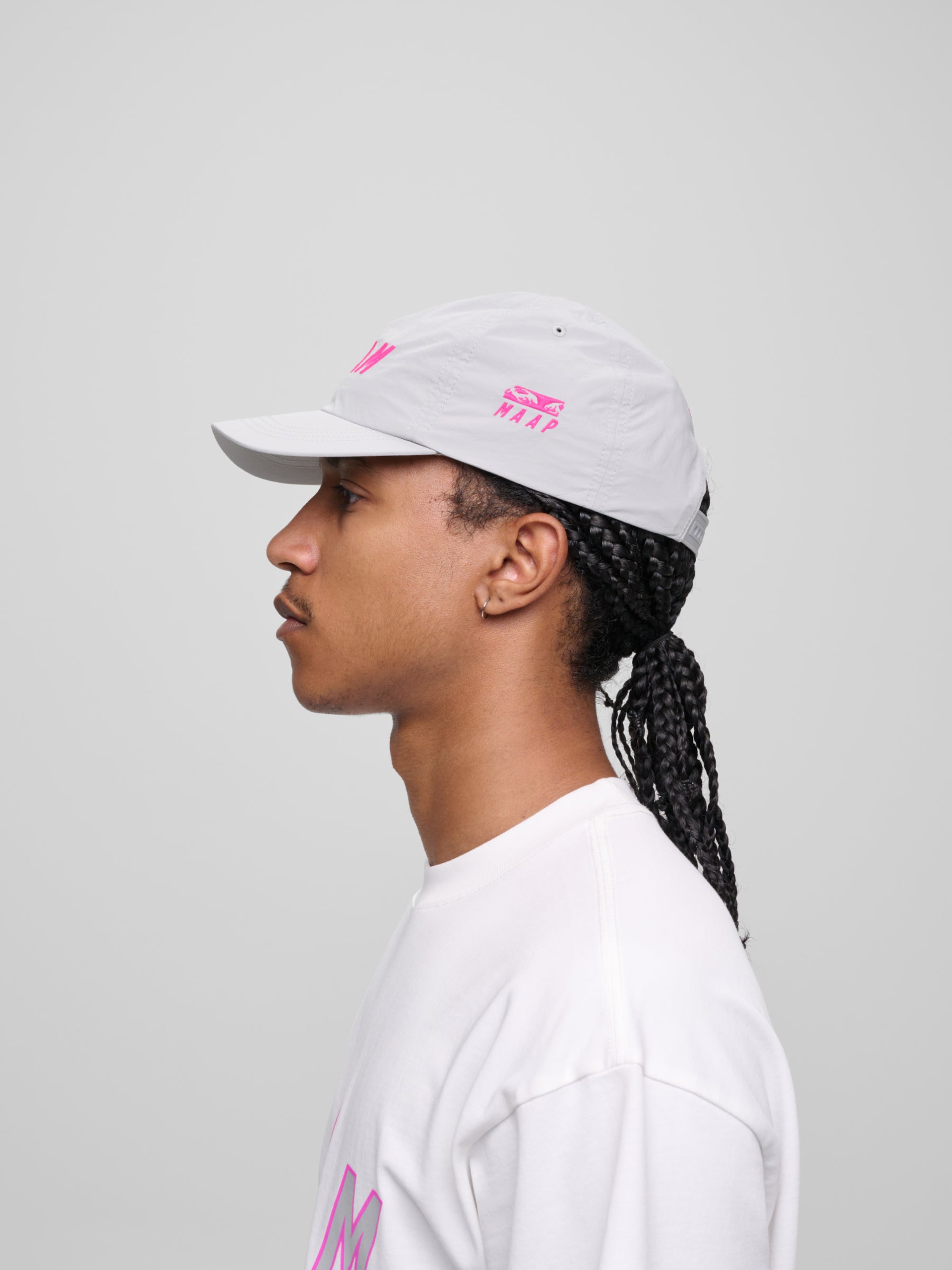 MAAP X P.A.M 5 PANEL NYLON CAP - GREY