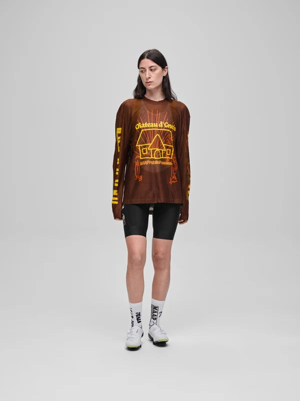 MAAP + PUBLIC POSSESSION MESH LS TEE - UMBER