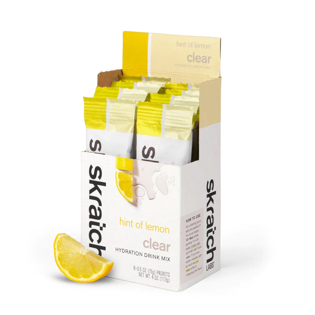 SKRATCH LABS - CLEAR DRINK MIX HINT OF LEMON SINGLE SERVING