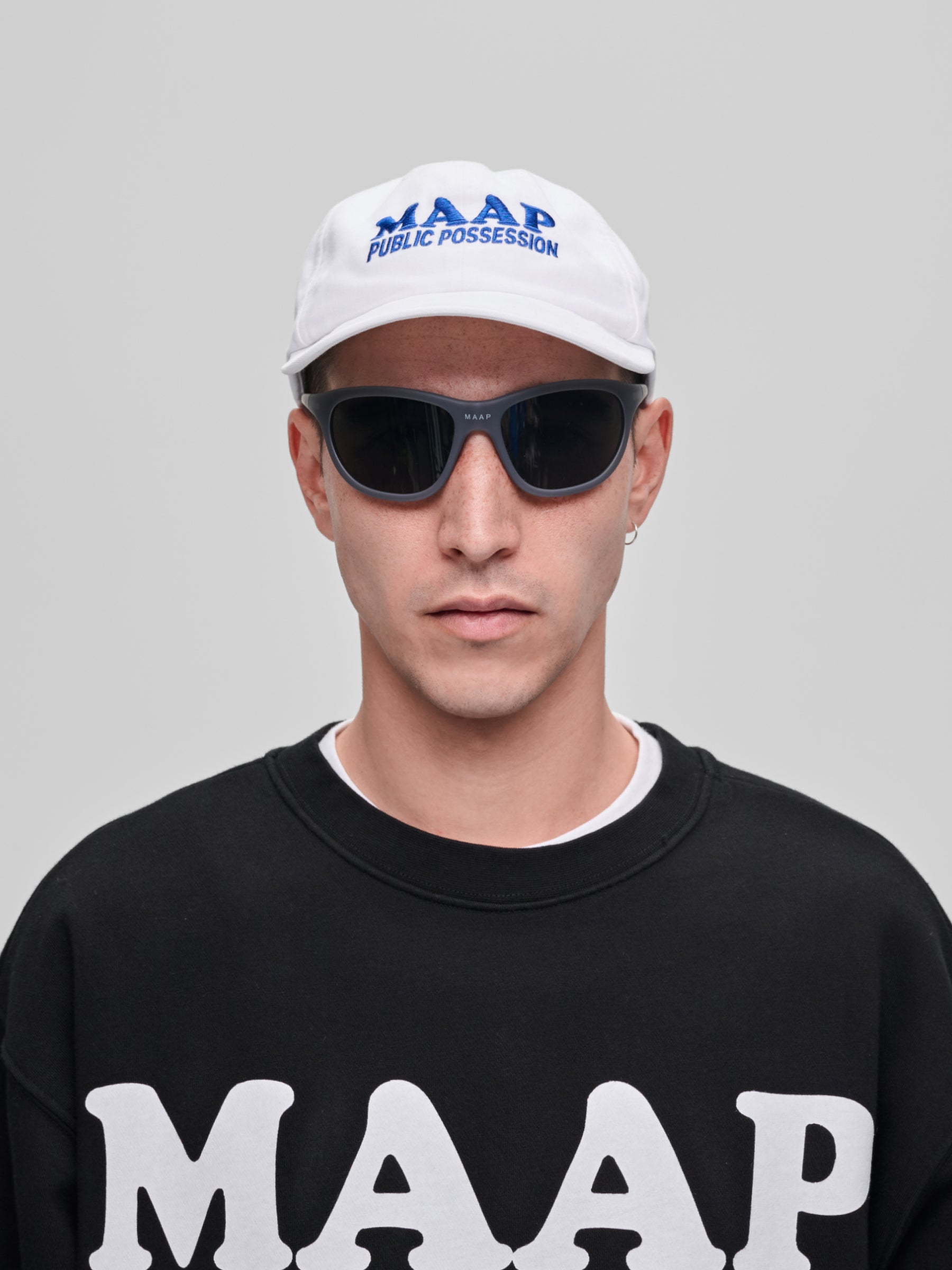 MAAP + PUBLIC POSSESSION 6 PANEL CAP - WHITE