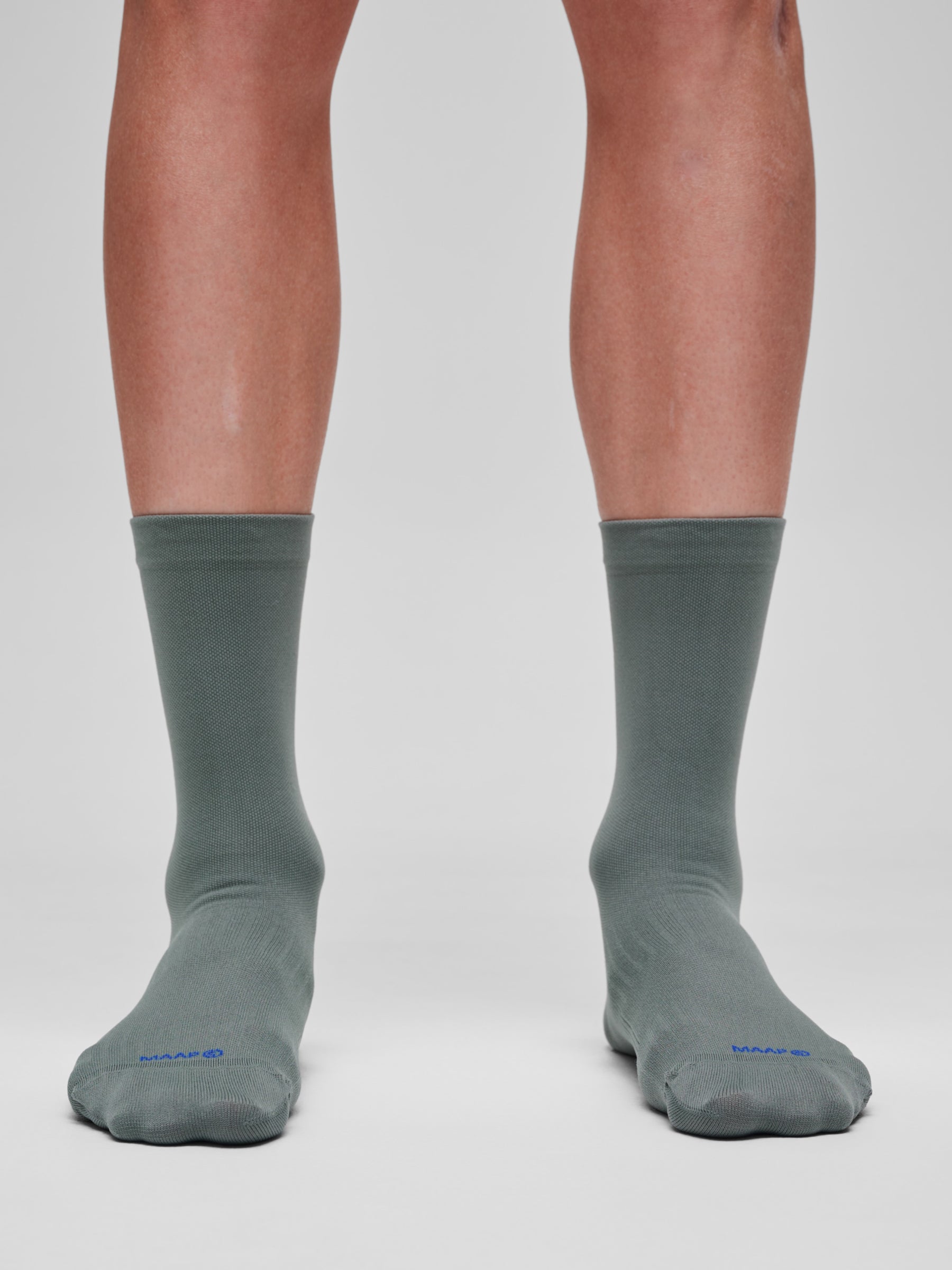 Team Sock in Castor Grey: Engineered knit textures strategically placed for comfort and support.
