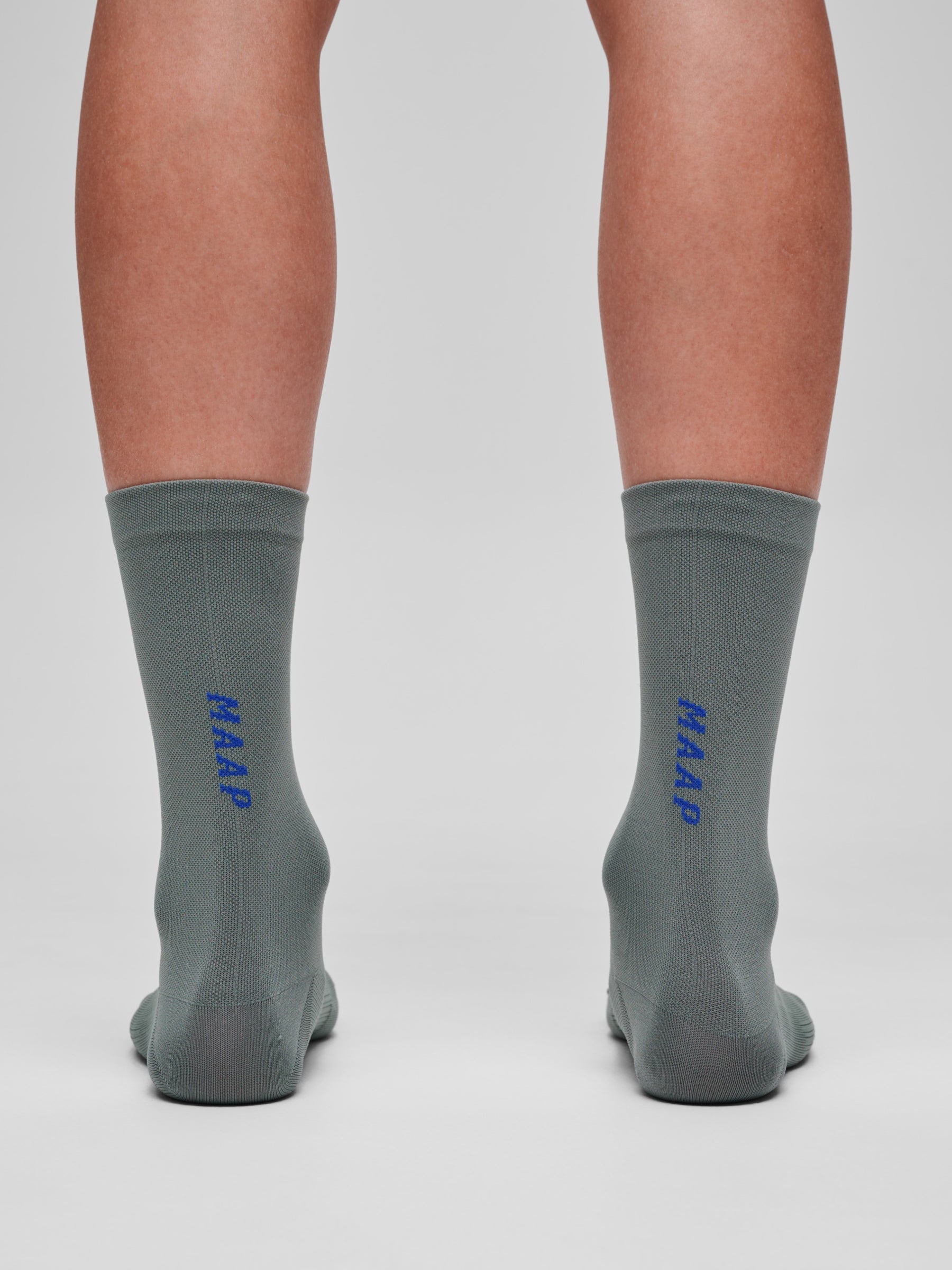 Team Sock in Castor Grey: Padded underfoot for enhanced comfort.