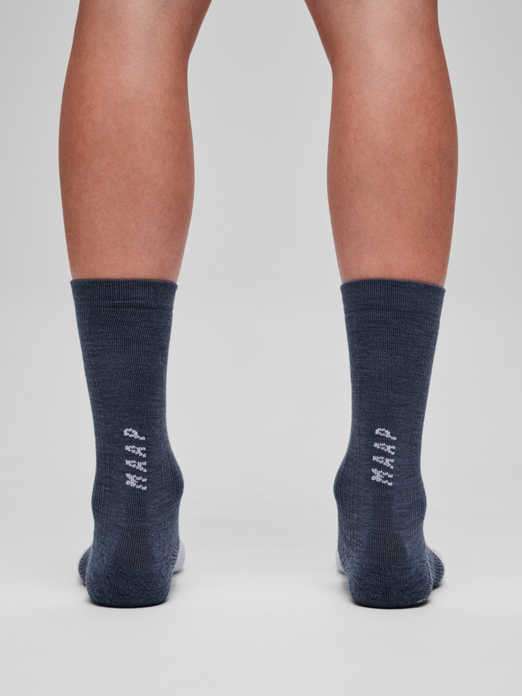 Team Merino Sock in Carbon Blue/Thistle: product image 3