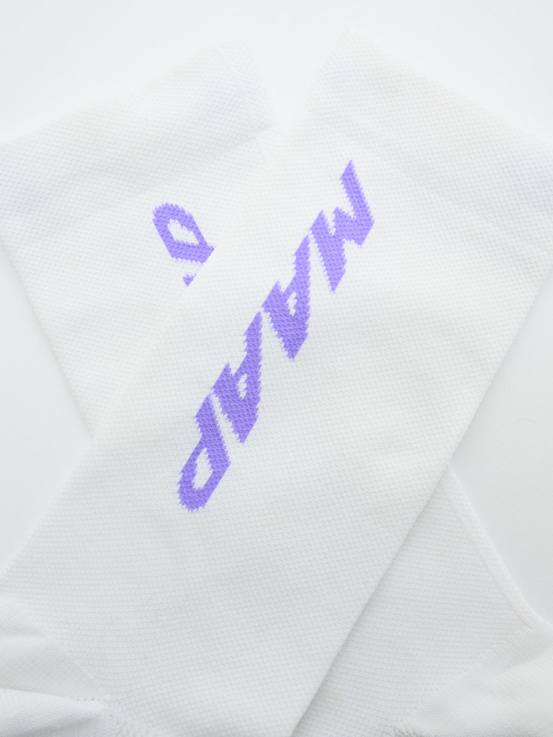 EMERGE SOCK -  WHITE/FLUORO PURPLE