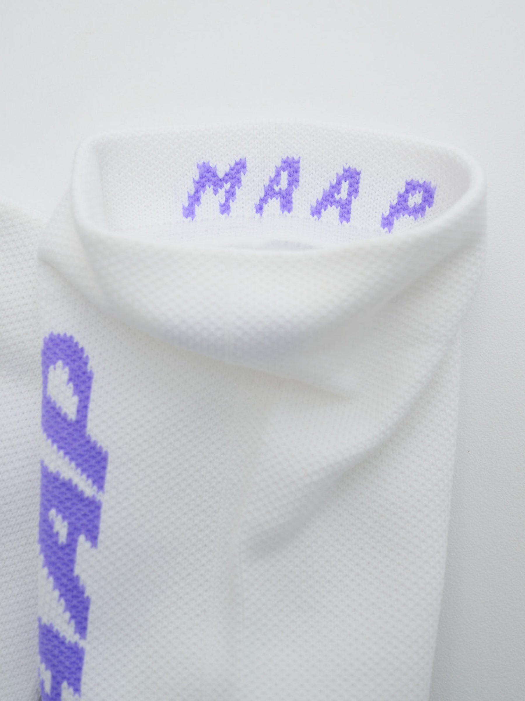 EMERGE SOCK -  WHITE/FLUORO PURPLE